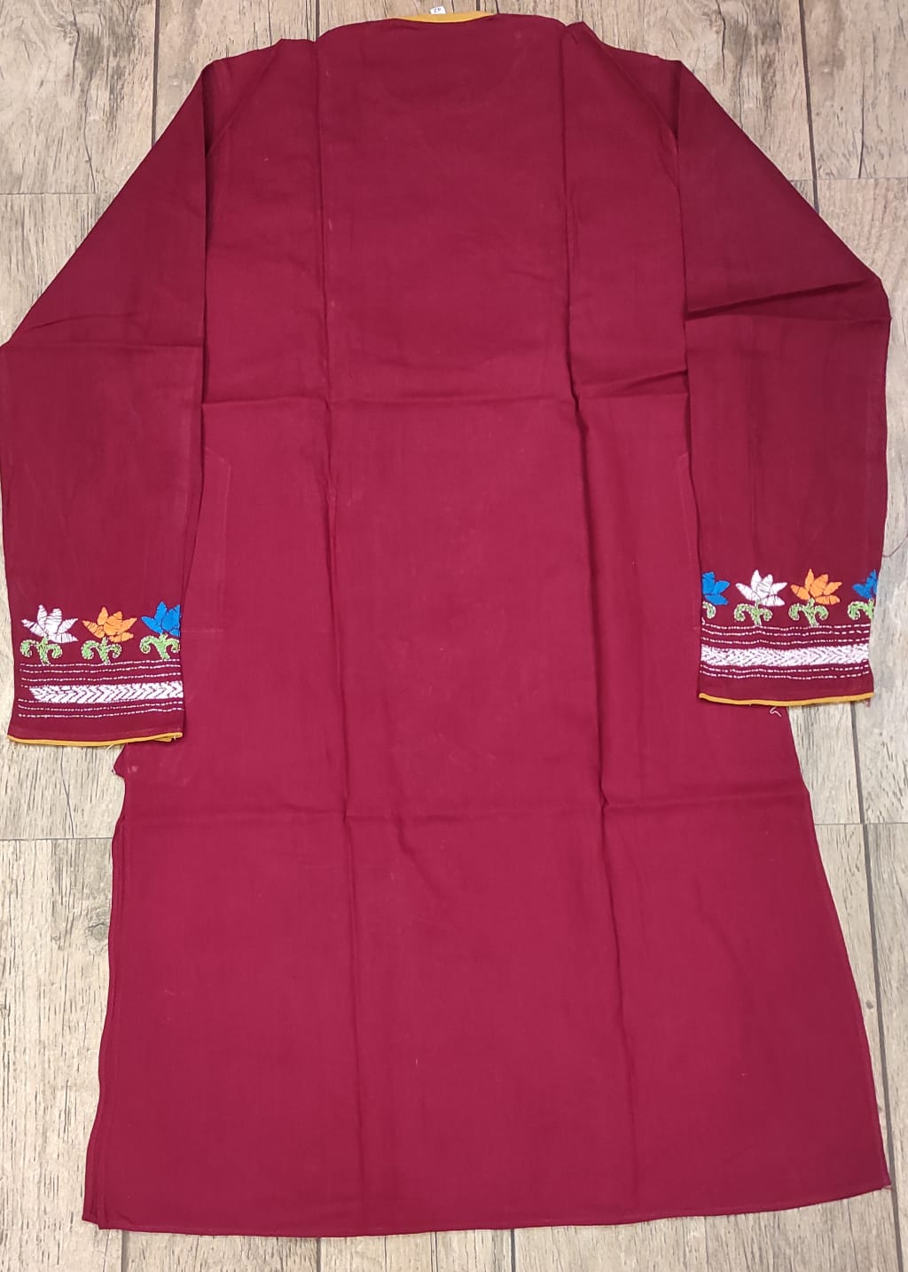 Cotton Kantha Stitch (Hand Embroidery) Panjabi SN2023WPCK54