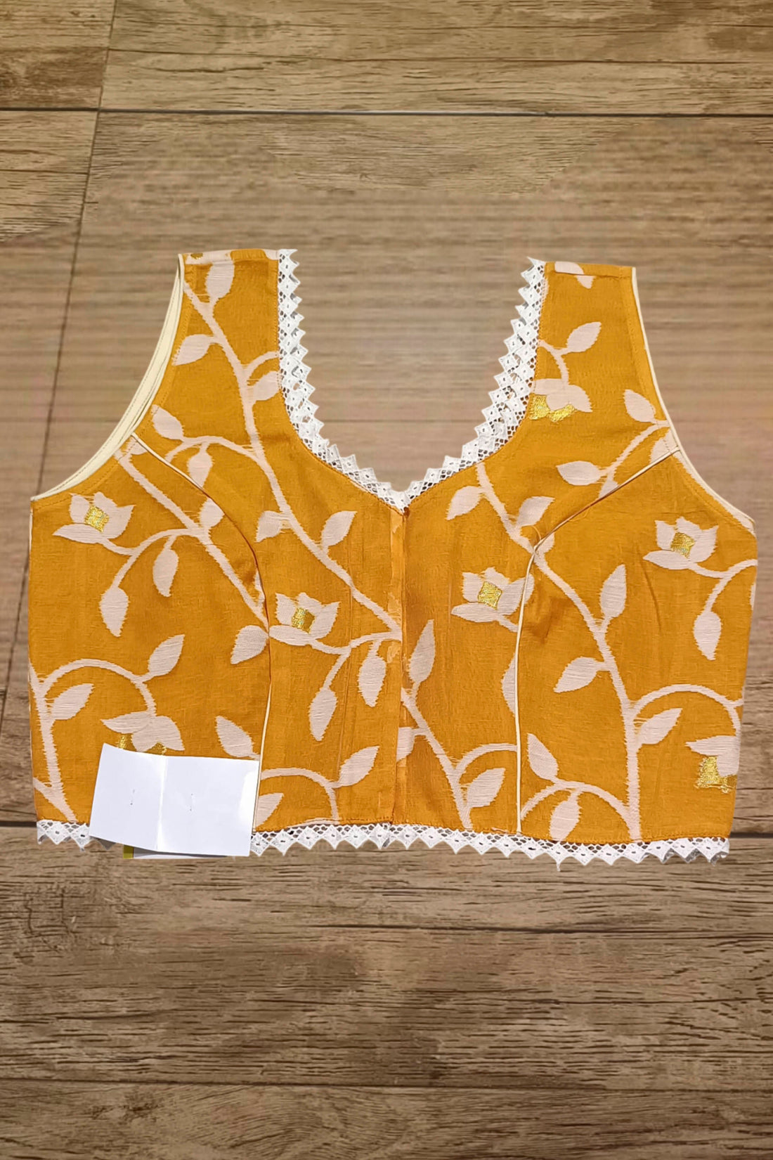 Sleeveless Rasham Jamdani Blouse SN2025WP054