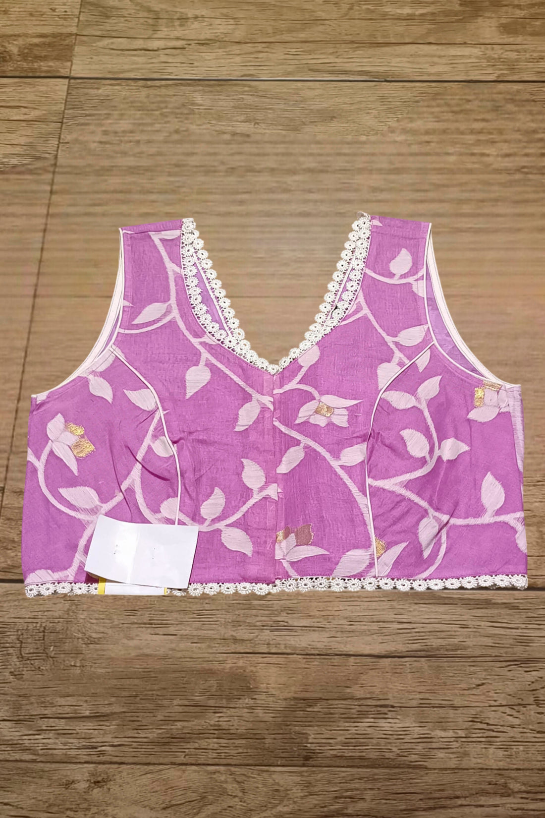 Sleeveless Rasham Jamdani Blouse SN2025WP060