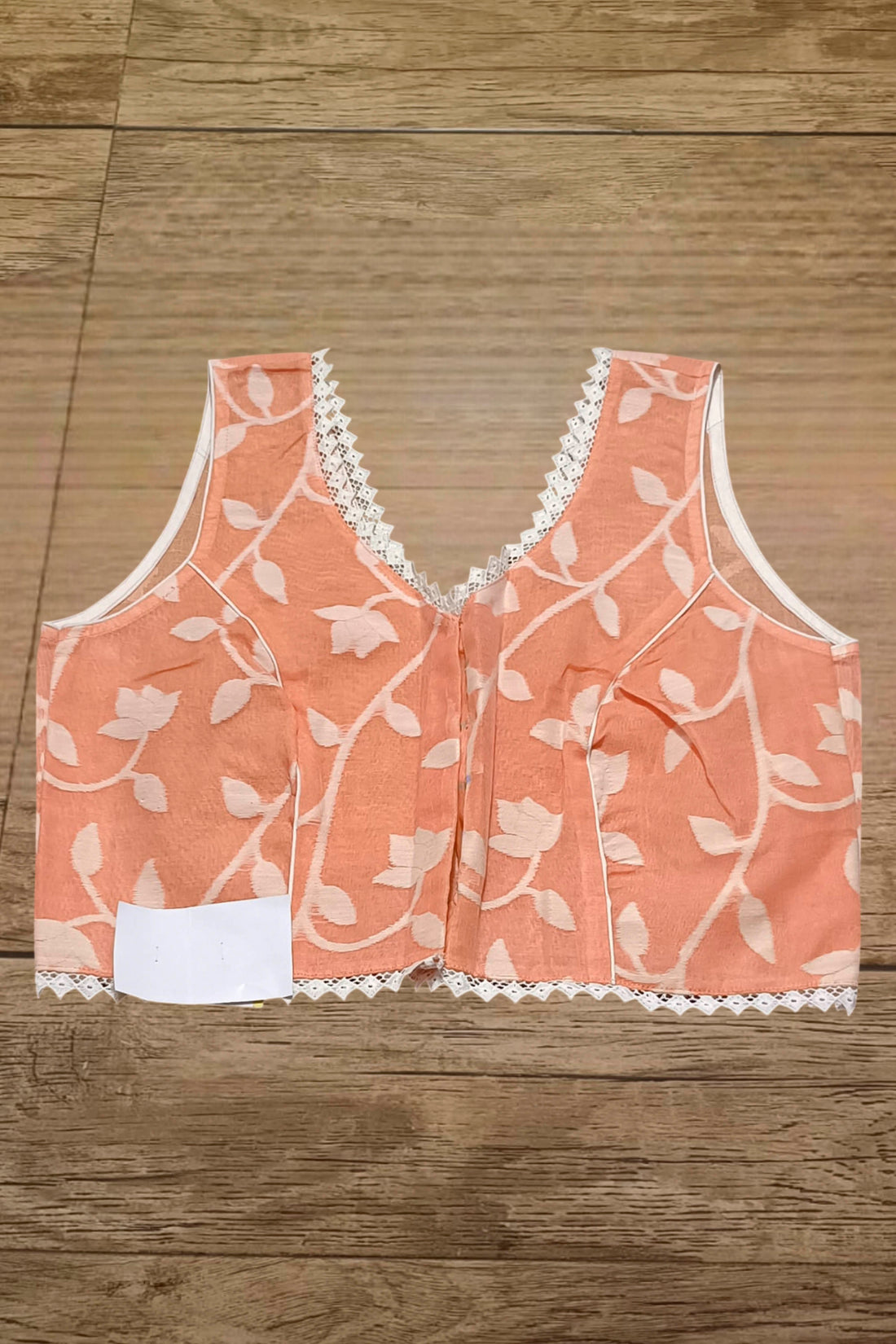 Sleeveless Rasham Jamdani Blouse SN2025WP061