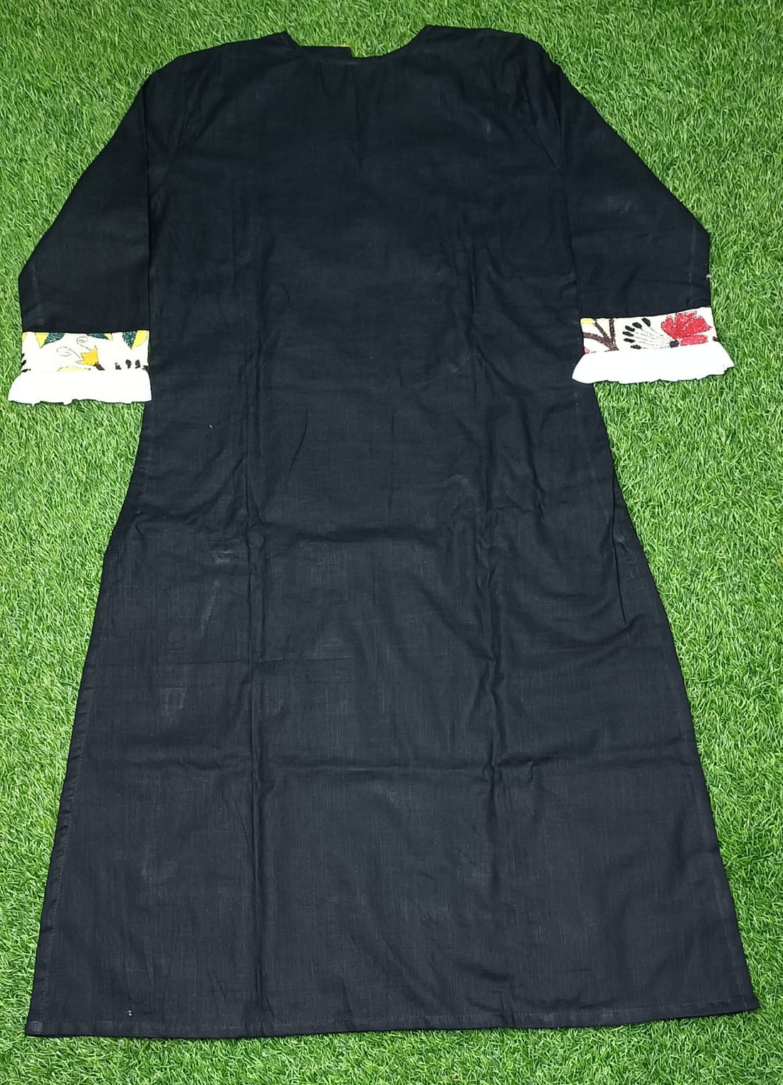 Pure Cotton Kantha stitch patch Kurti SN2023WPCK96