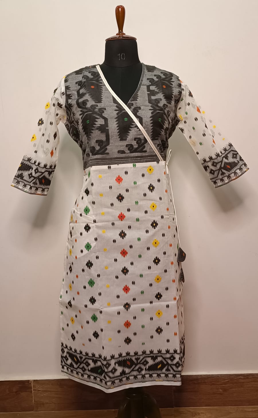 Resham Jamdani Kurti SN2023WPRJ112