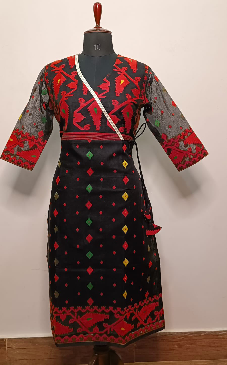 Resham Jamdani Kurti SN2023WPRJ114