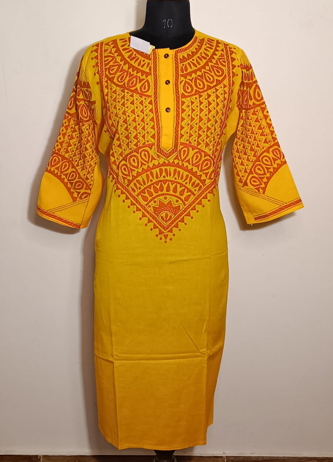 Pure Cotton Kurti With Exclusive Kantha Work SN2025WPCK146
