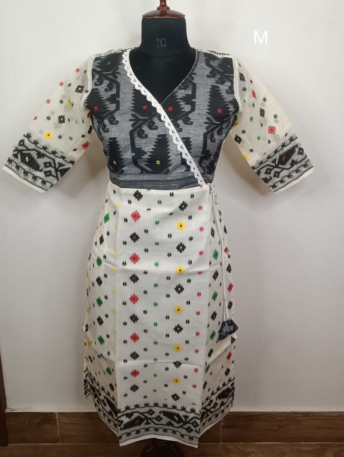 Resham Jamdani Kurti SN26WPRJ189