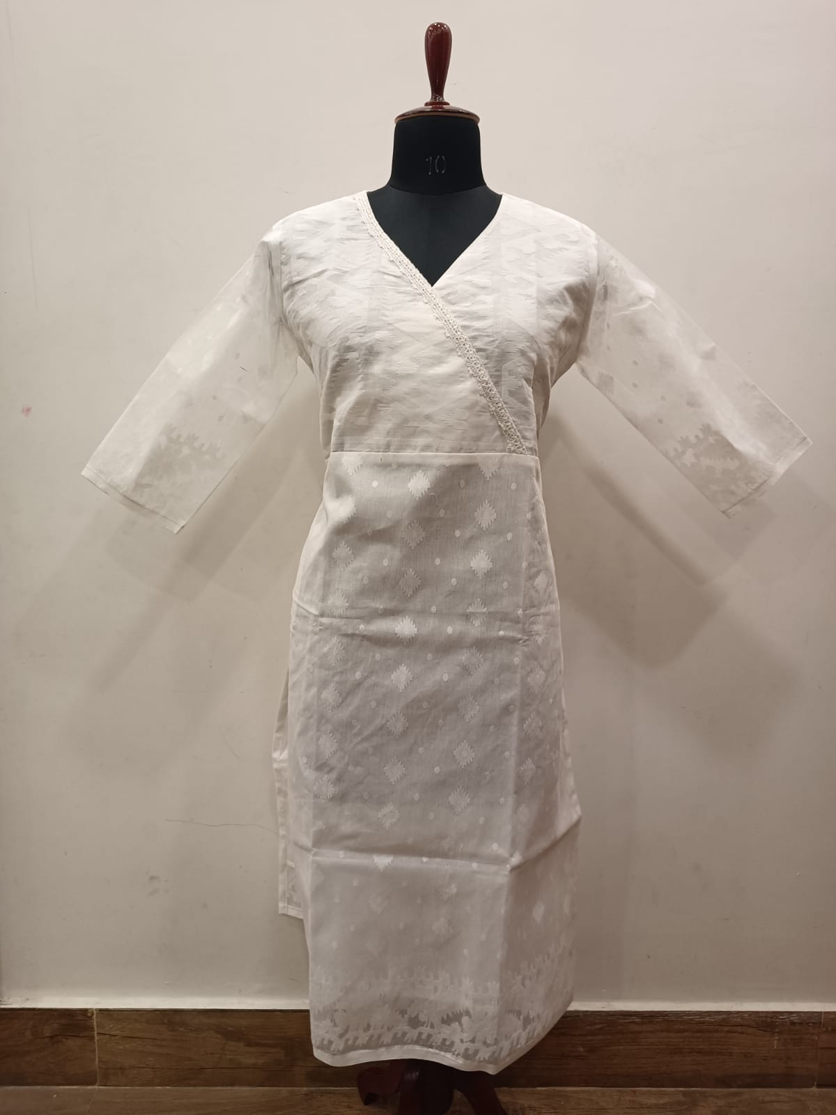 Resham Jamdani Kurti SN26WPRJ194