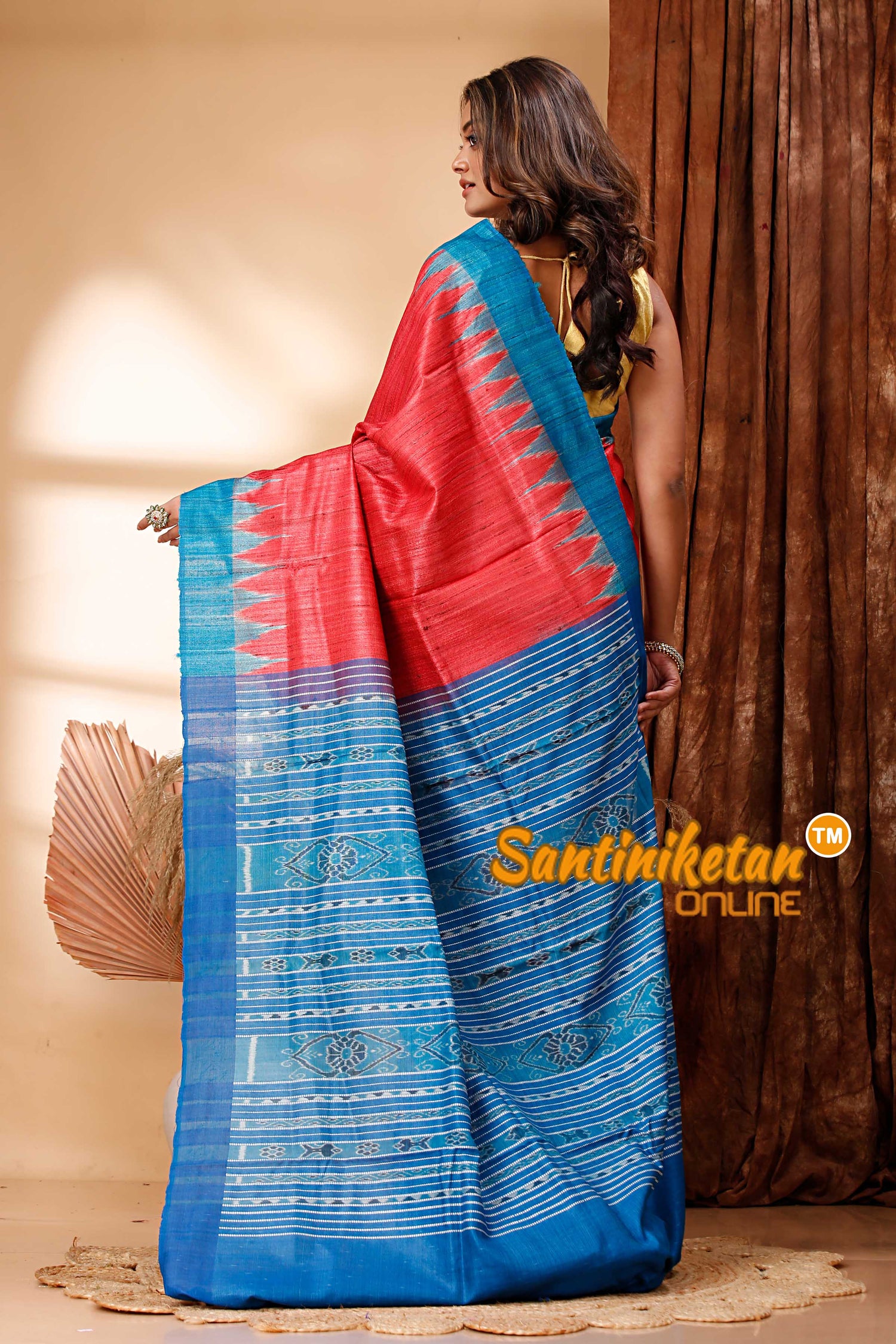 Pure Ghicha Tussar Traditional Odisha Ikkat Saree SN202418130