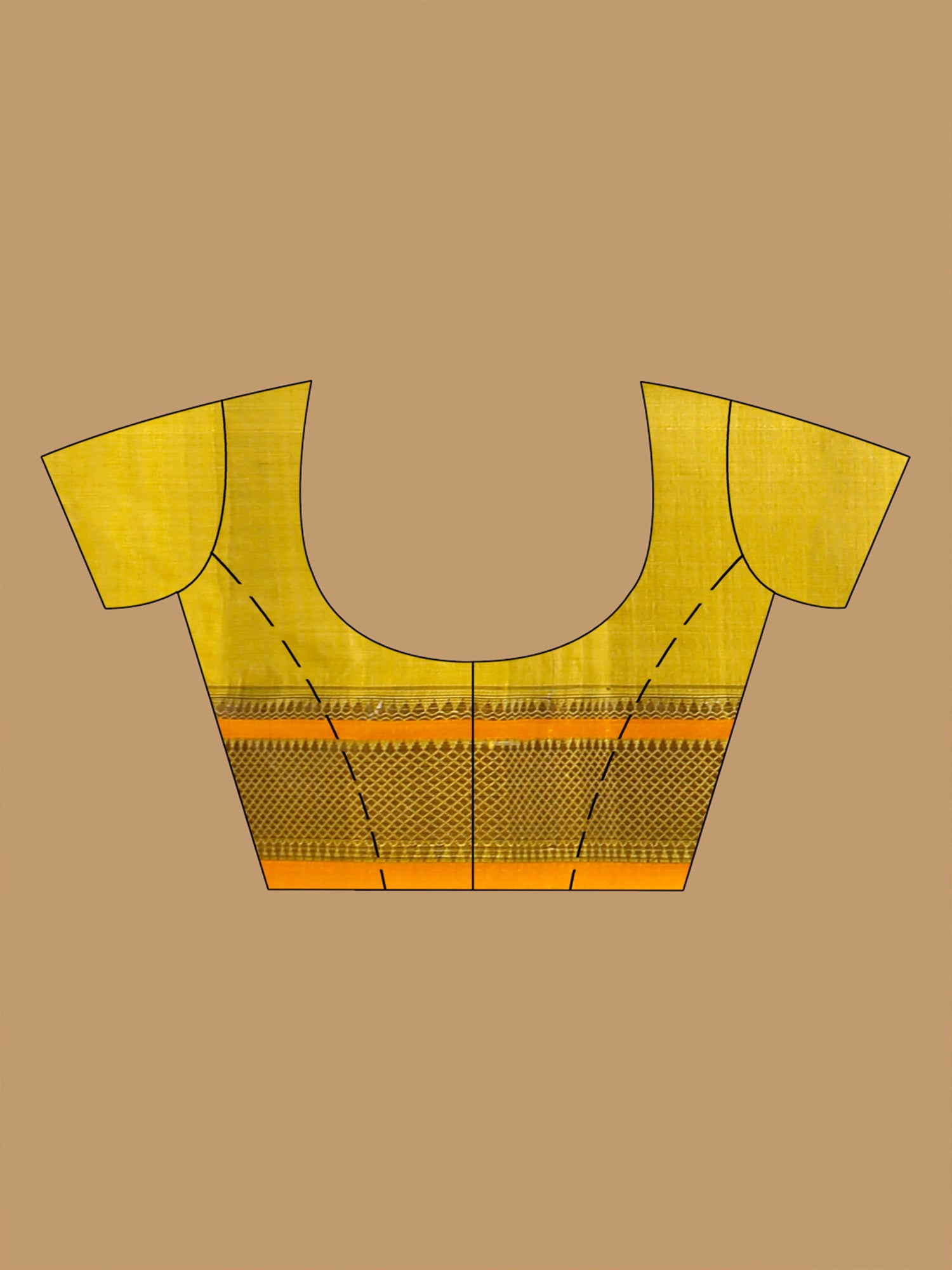 Kanjivaram Design Garad Silk Saree with Blouse SN202418305