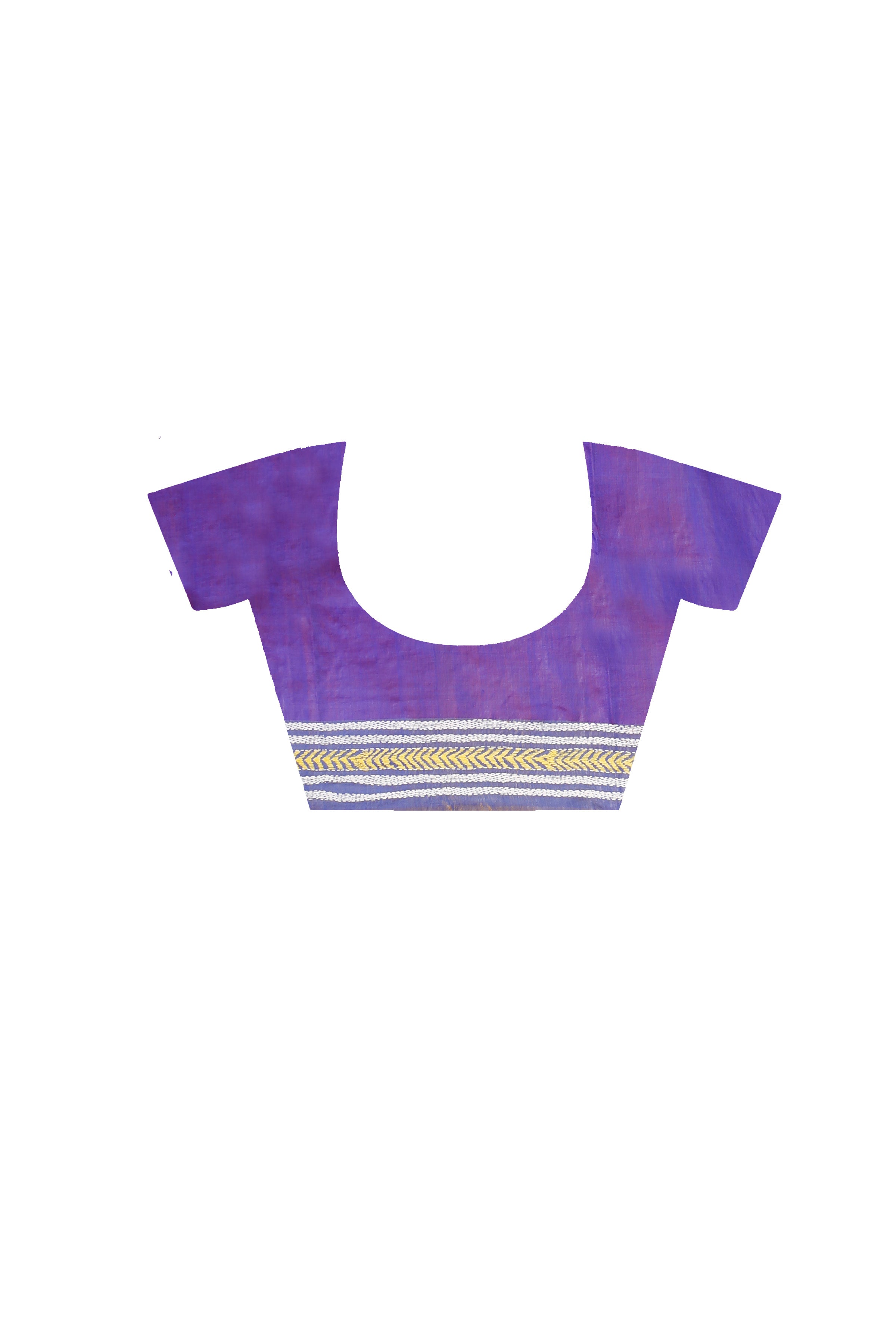 Bishnupuri (Katan) Silk Kantha Stitch Saree SN20242021019