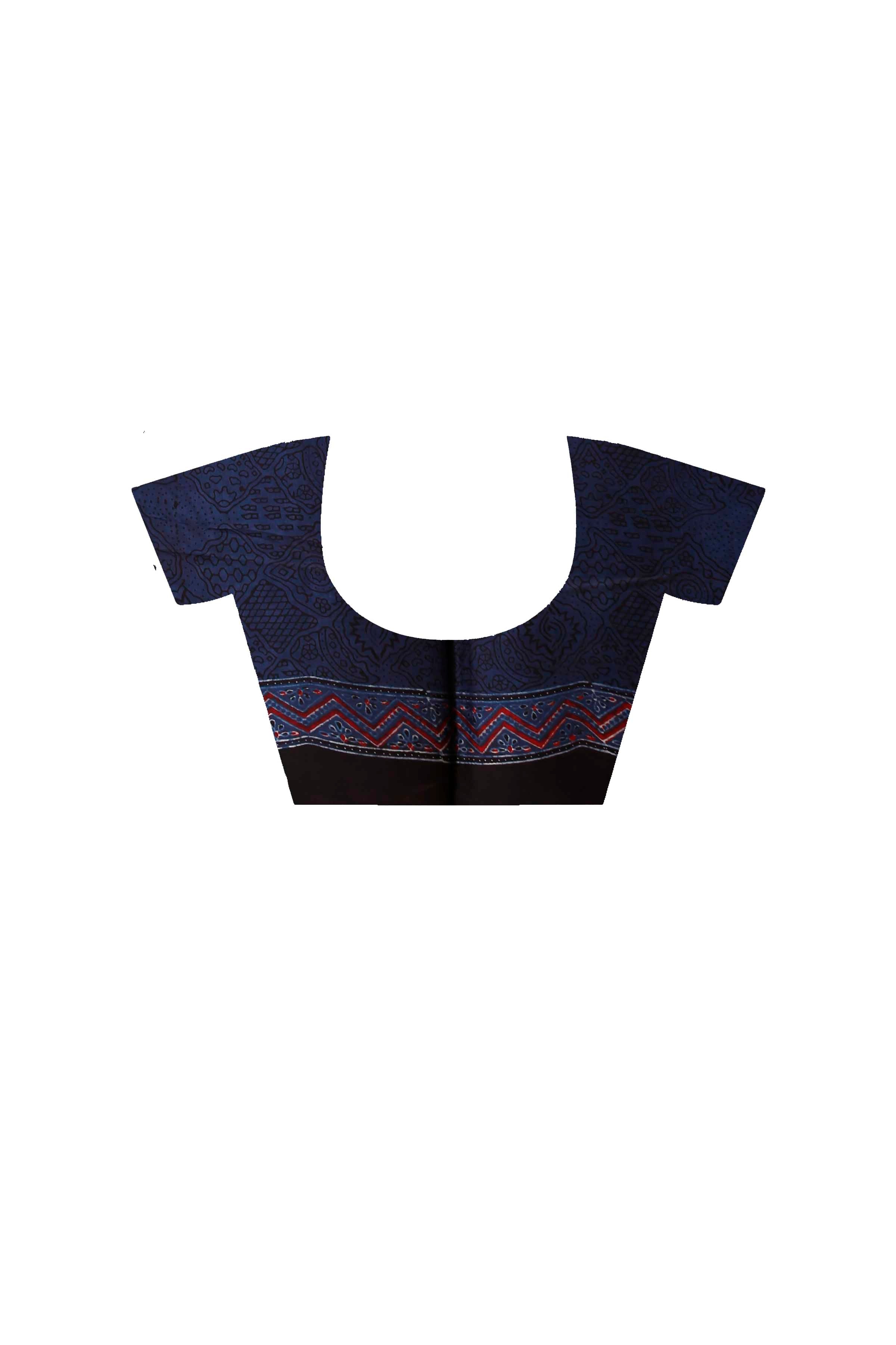 Ajrakh Hand Block On Modal Silk SN202521463