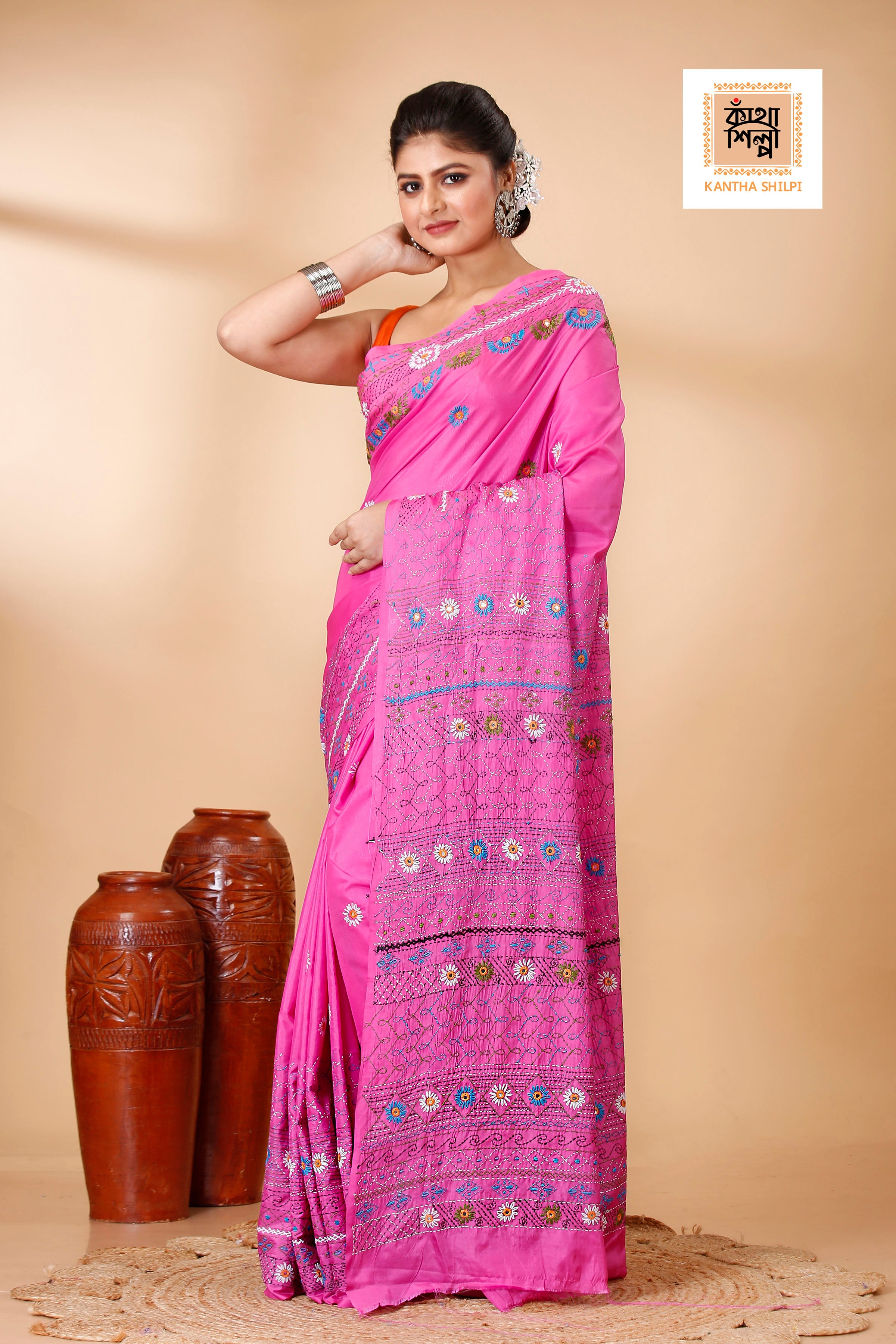 Bangalore Silk Lambani Stitch Saree SN202521940