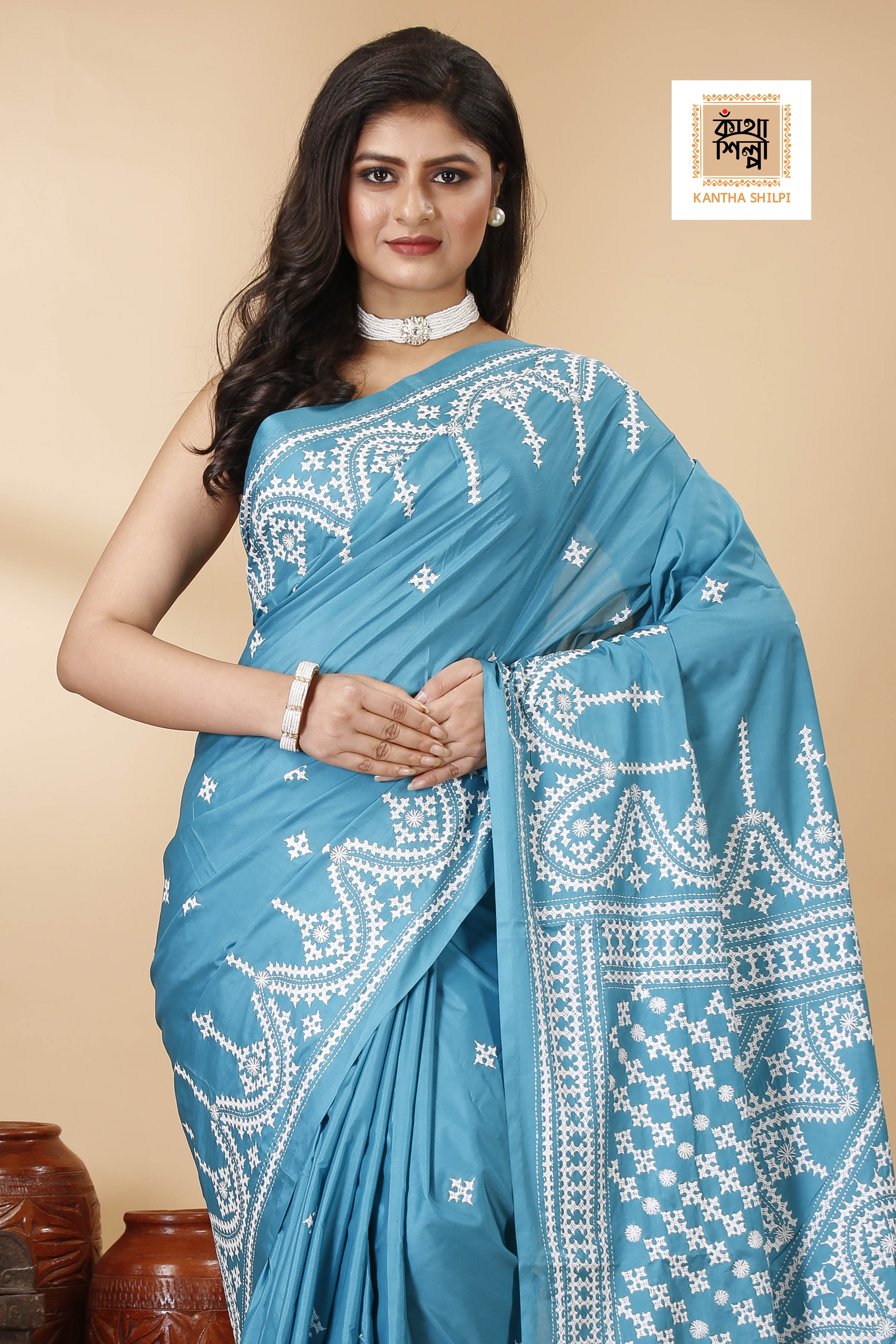 Bangalore Silk Gujrati Stitch Saree SN202522459