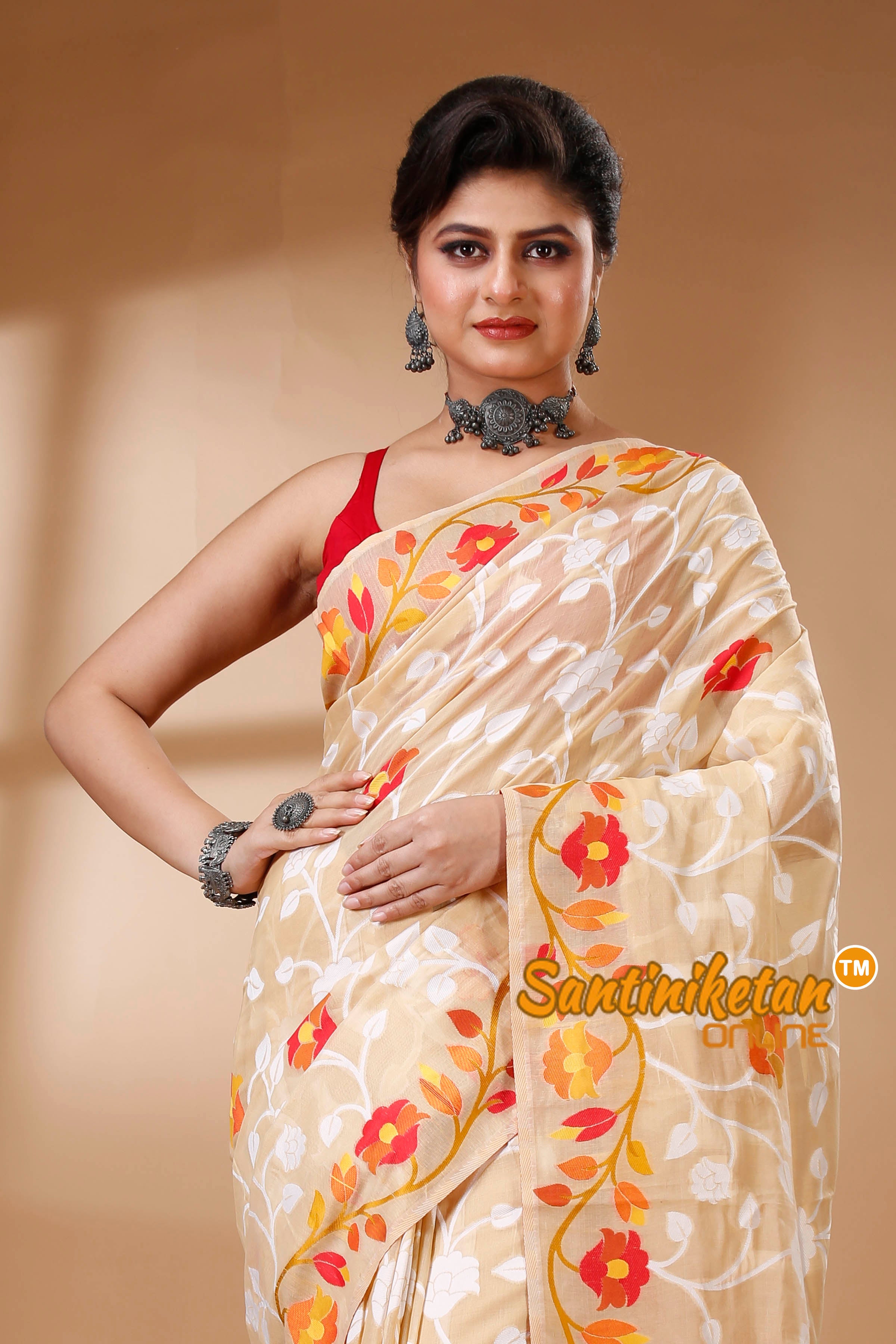 Muga Cotton Jamdani Saree SN202522931