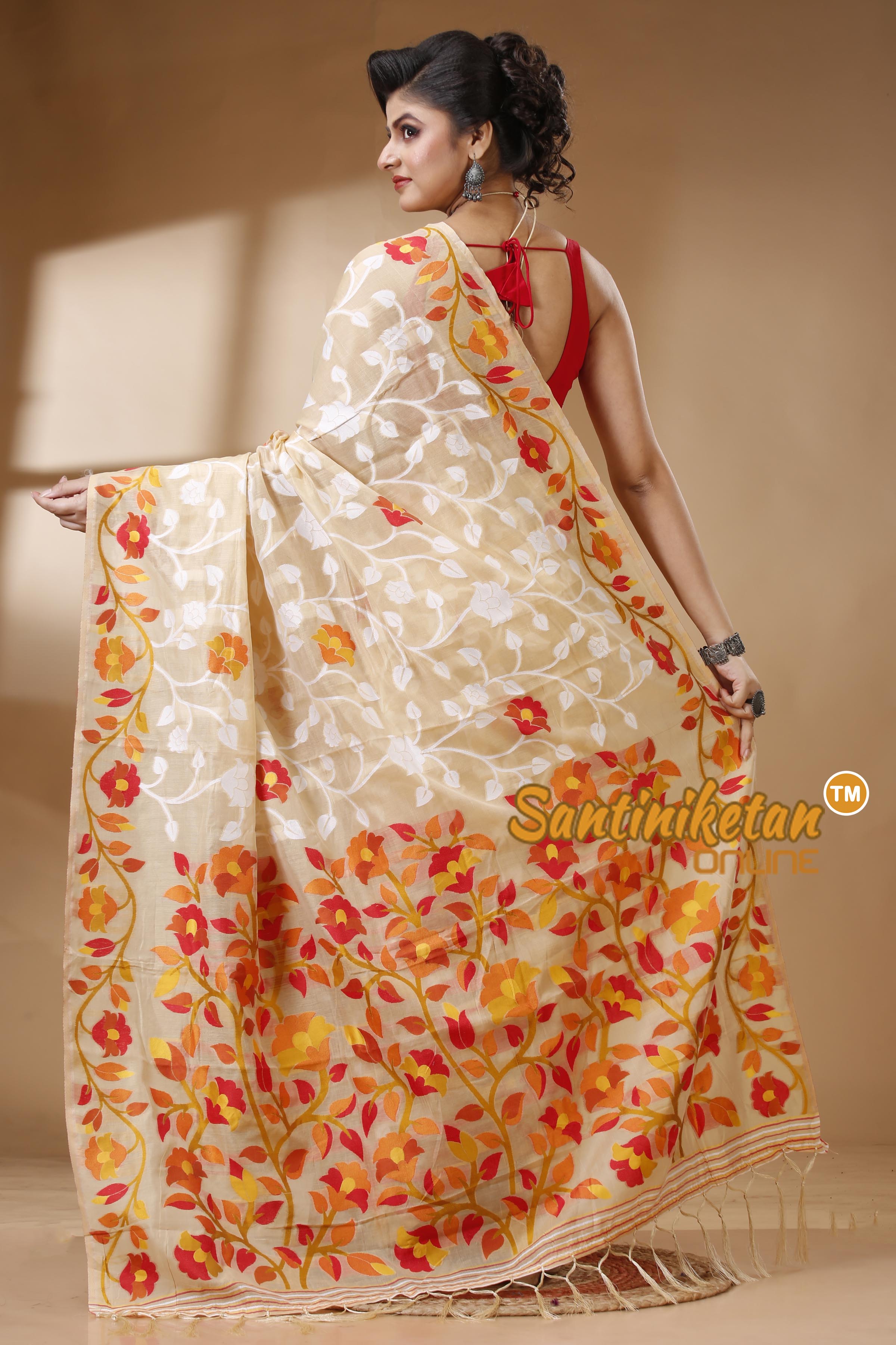 Muga Cotton Jamdani Saree SN202522931