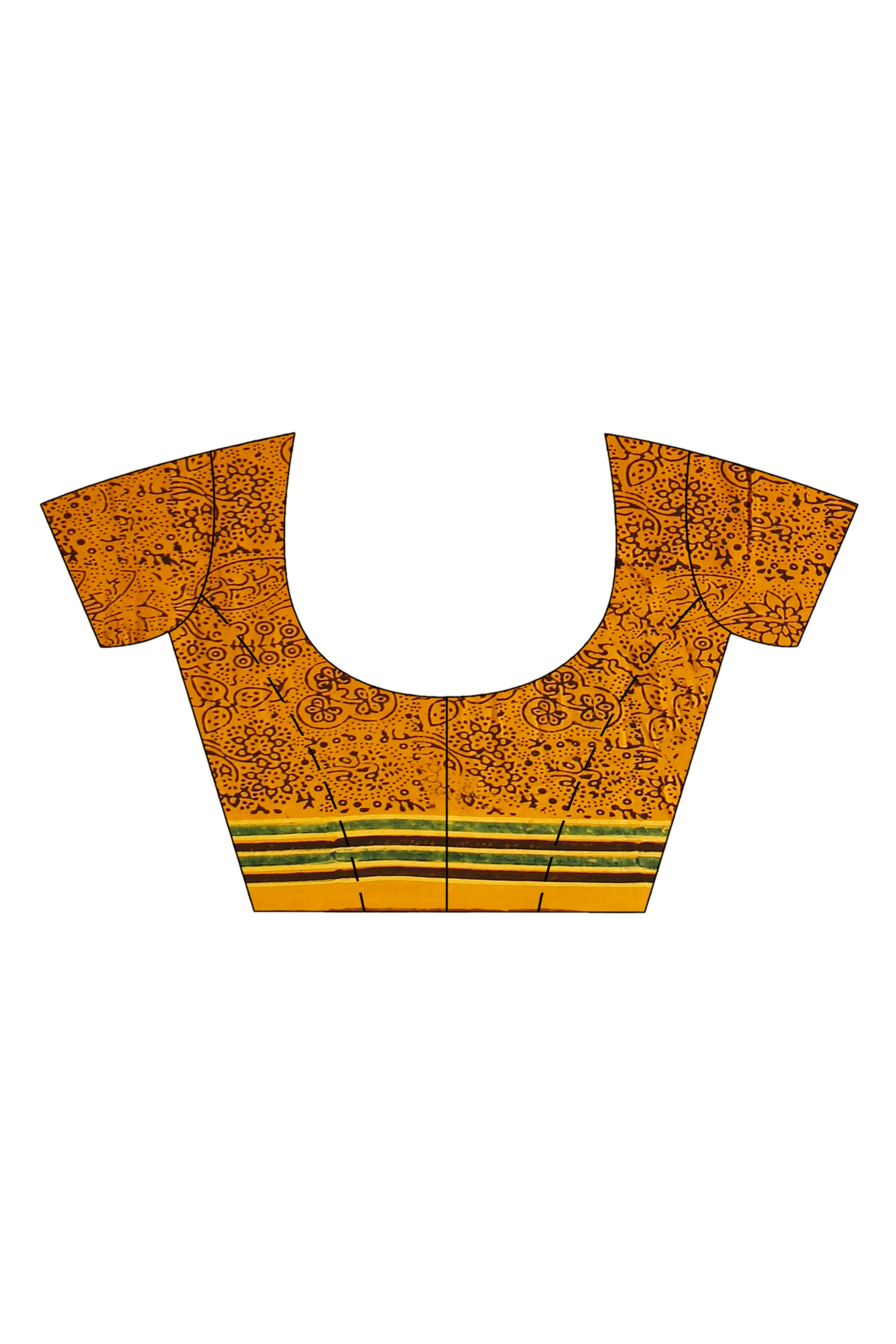 Ajrakh Hand Block On Modal Silk SN202523104