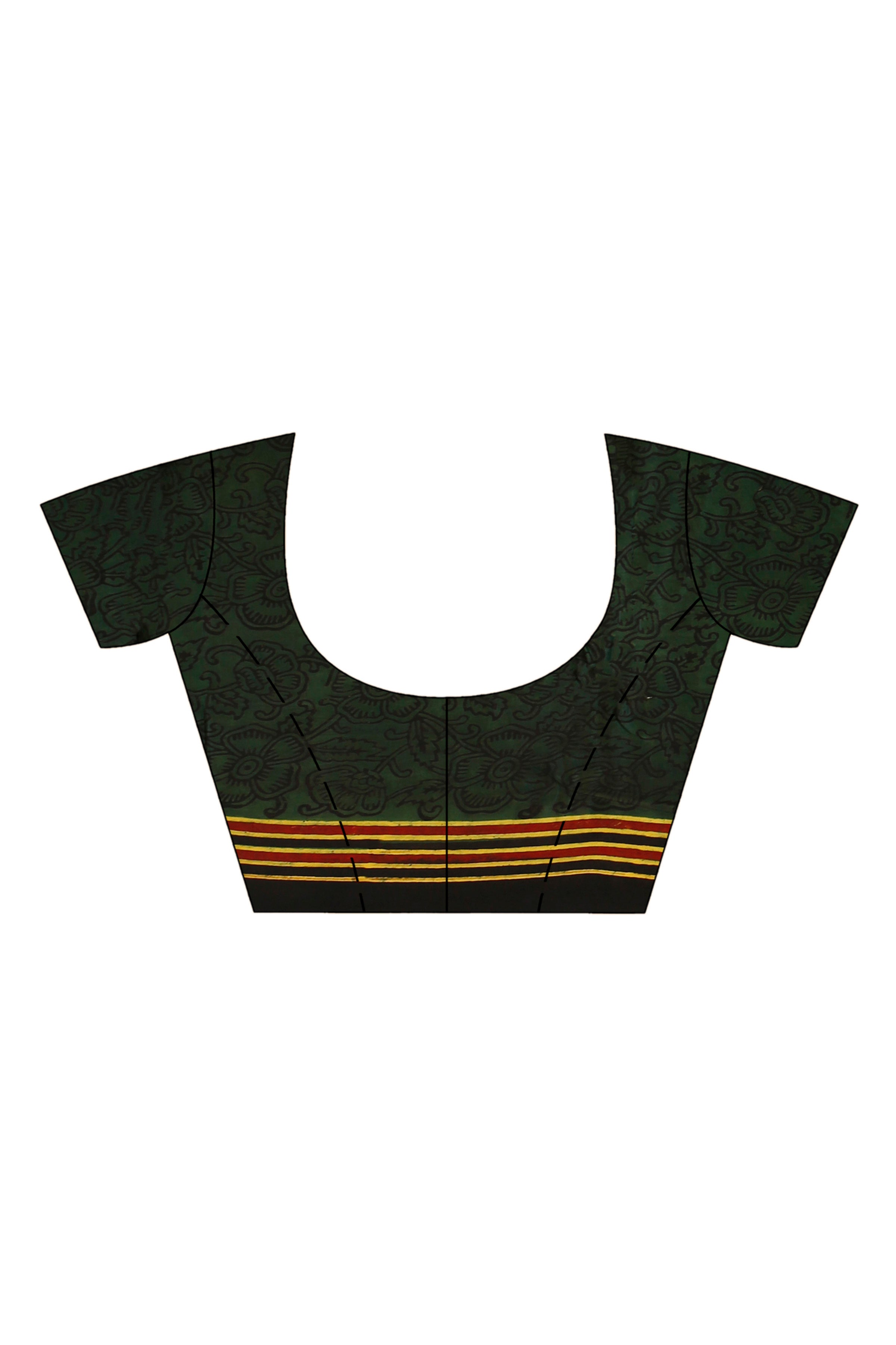 Ajrakh Hand Block On Modal Silk SN202523135