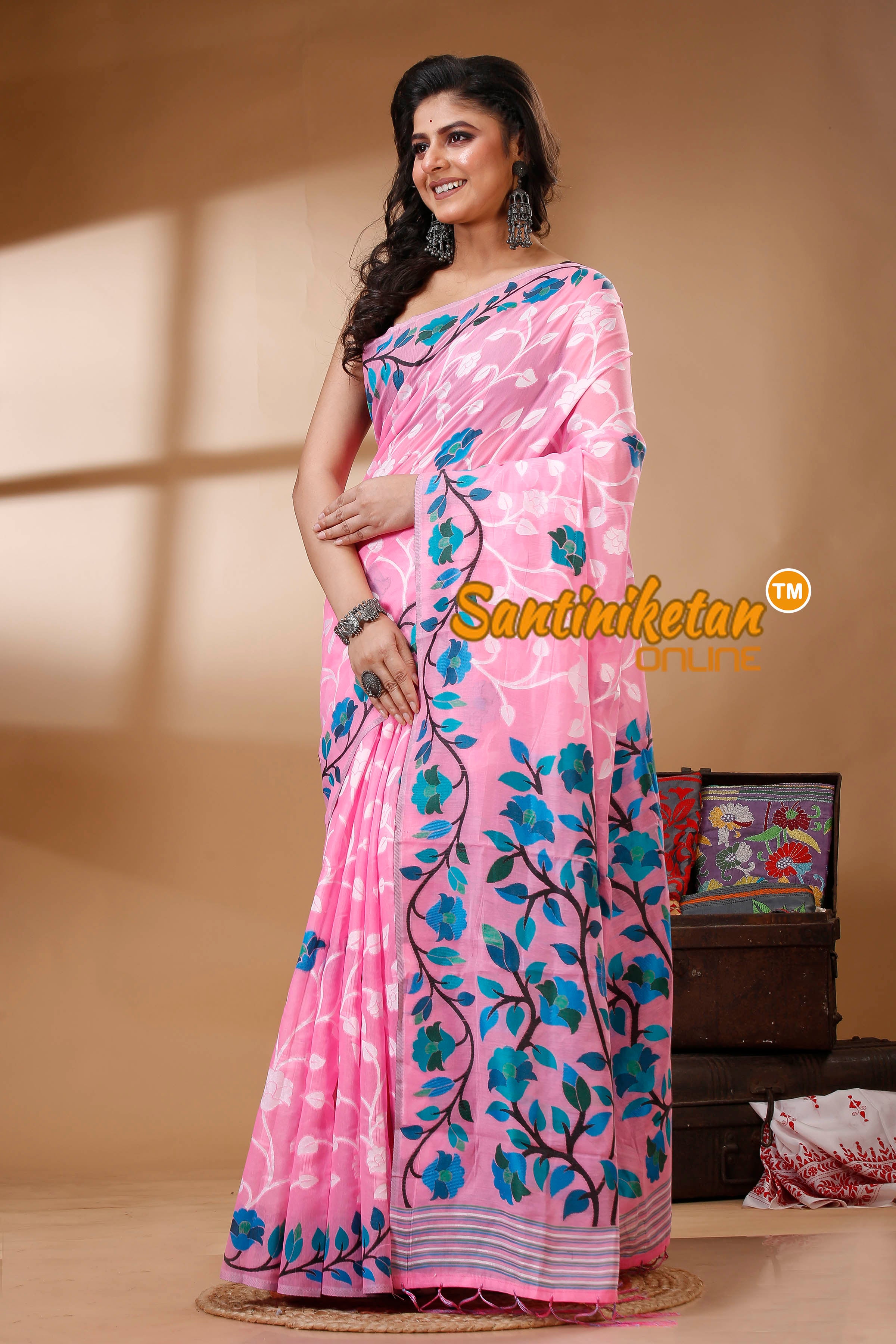 Muga Cotton Jamdani Saree SN202523249