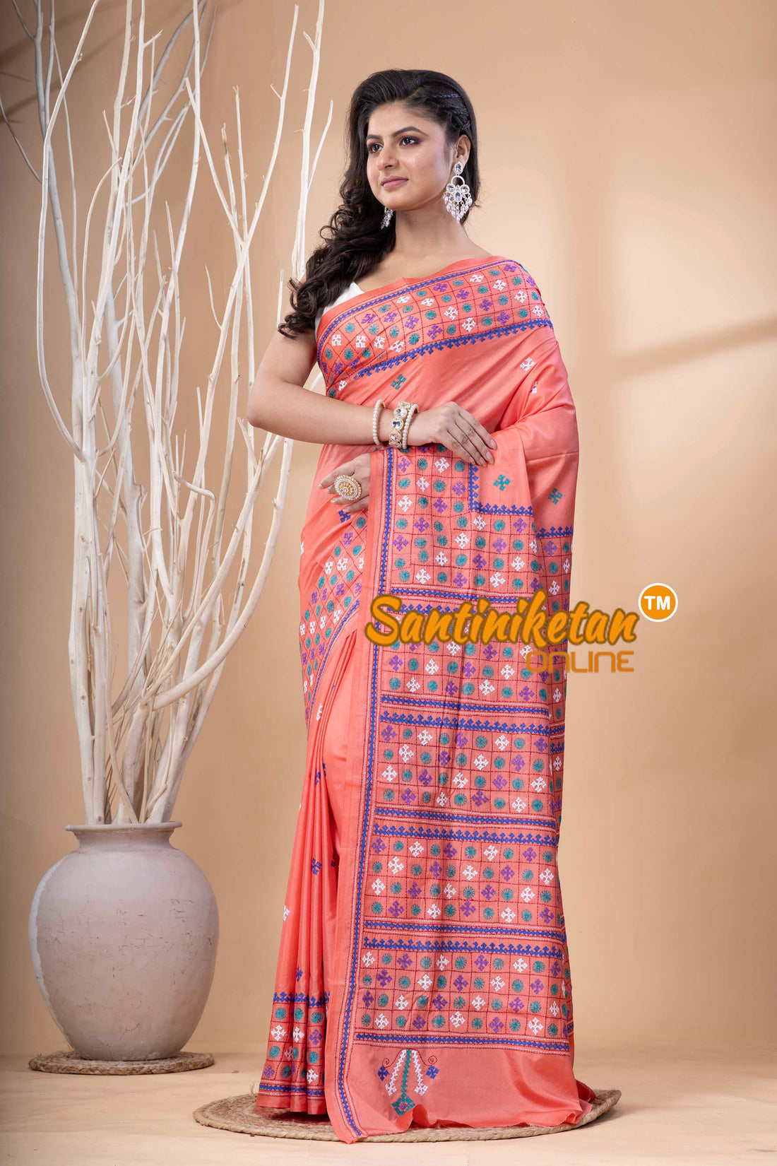 Bangalore Silk Gujrati Stitch Saree SN202523701