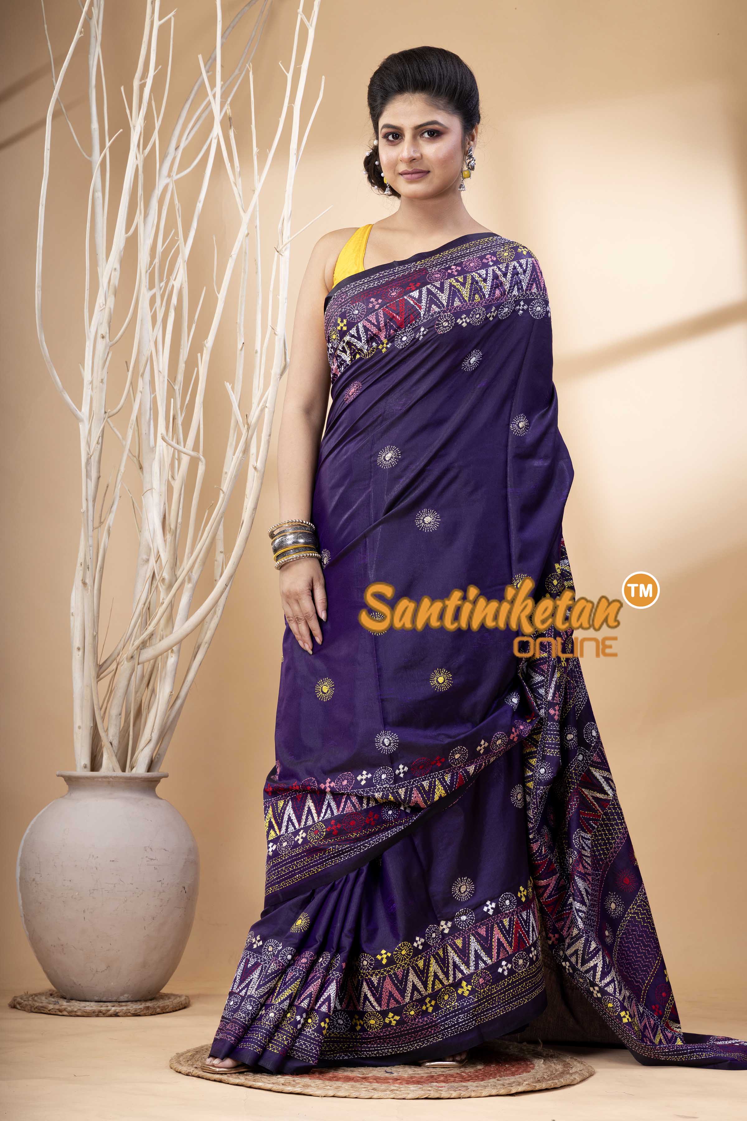 Bangalore Silk Lambani Stitch Saree SN202524310