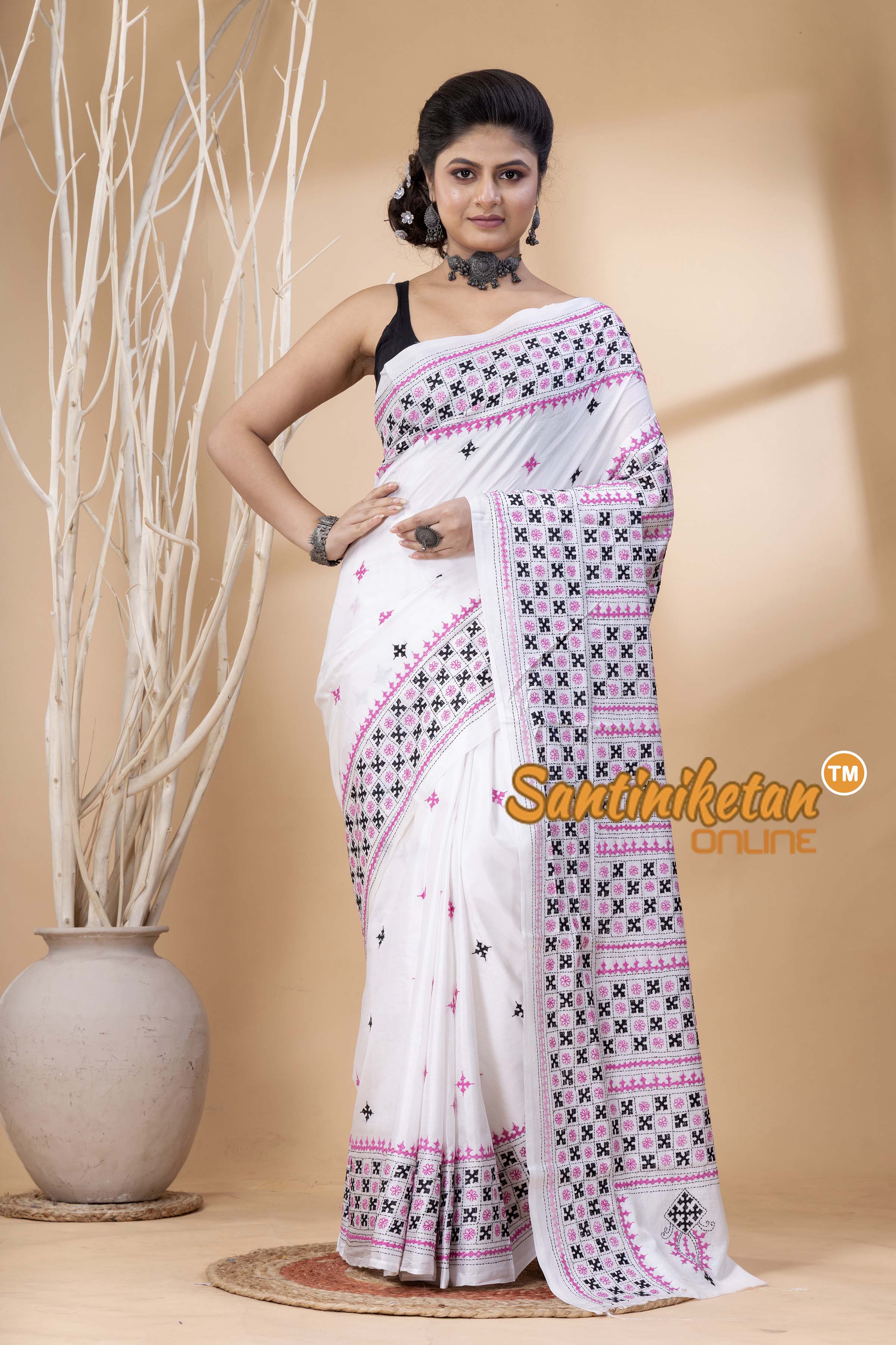Bangalore Silk Gujrati Stitch Saree SN202524692