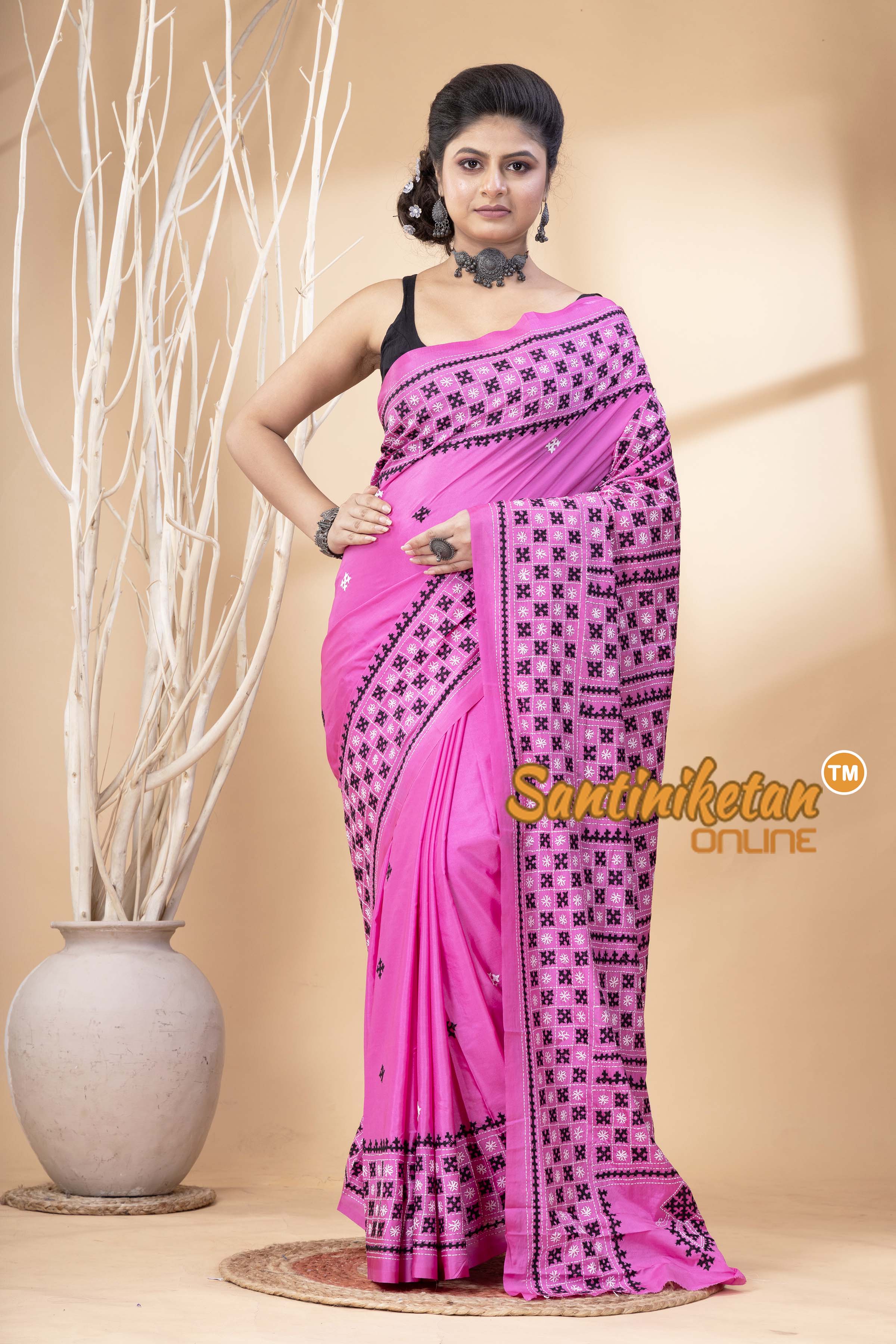 Bangalore Silk Gujrati Stitch Saree SN202524698