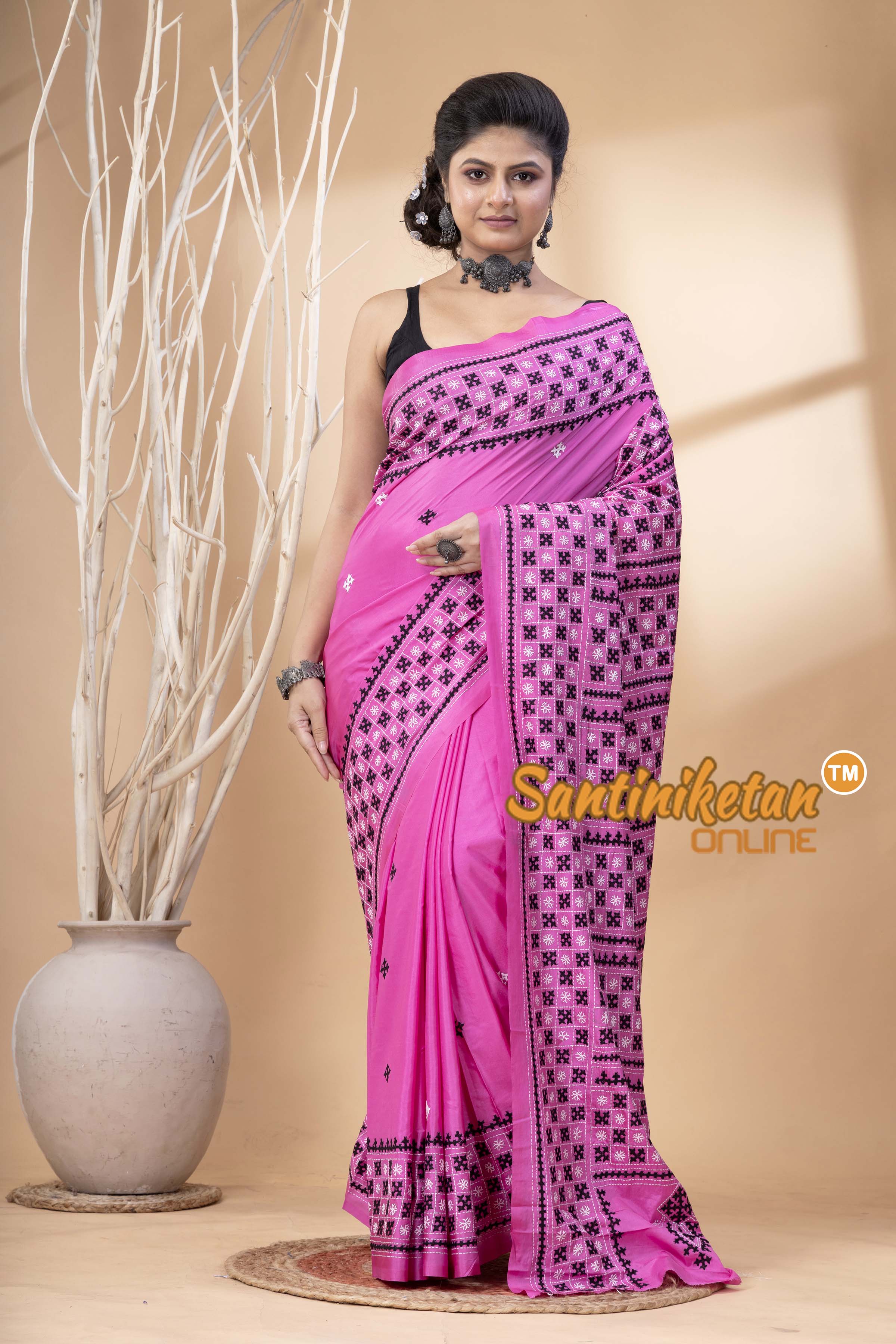 Bangalore Silk Gujrati Stitch Saree SN202524698