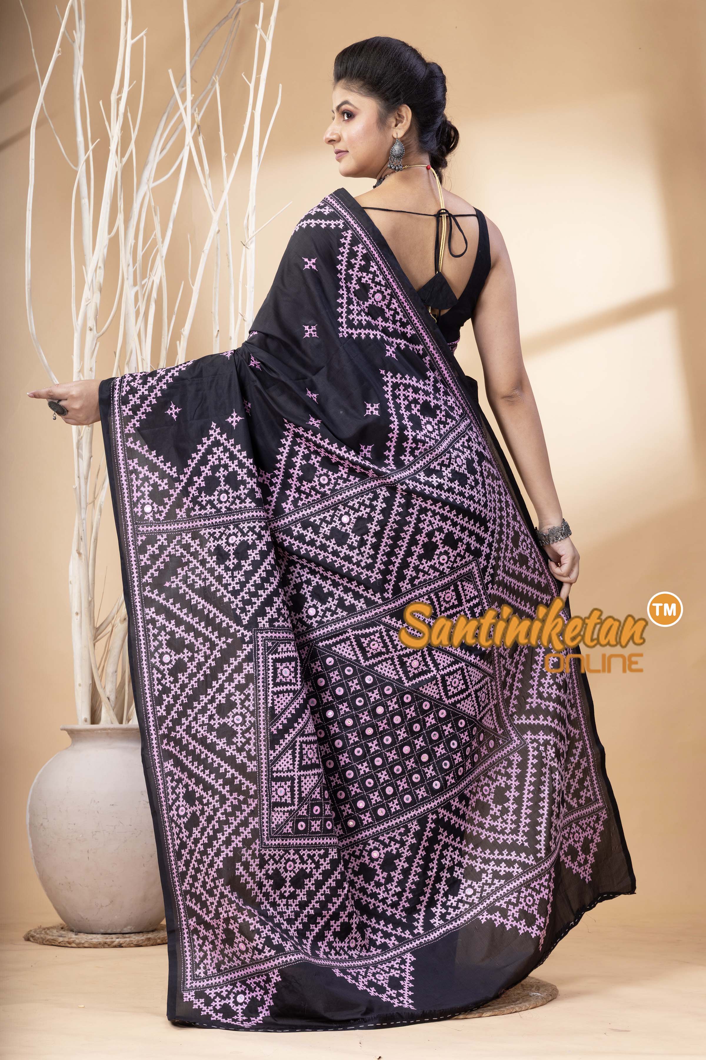 Bangalore Silk Gujrati Stitch Saree SN202524704