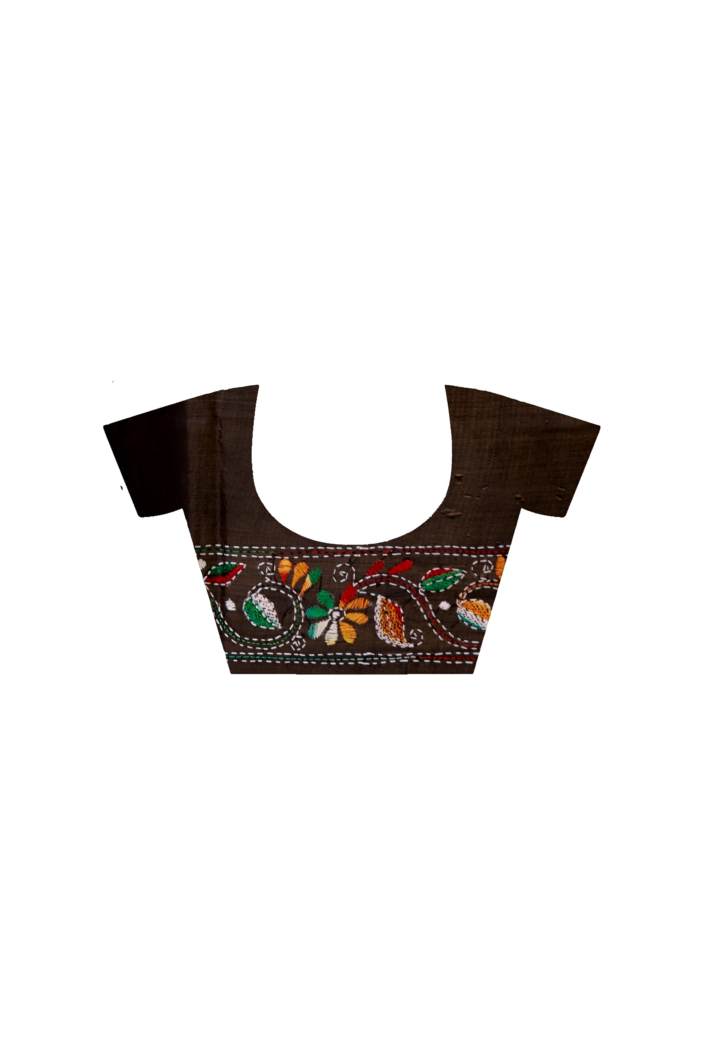 Bangalore Silk Kantha Stitch Saree SN202524802