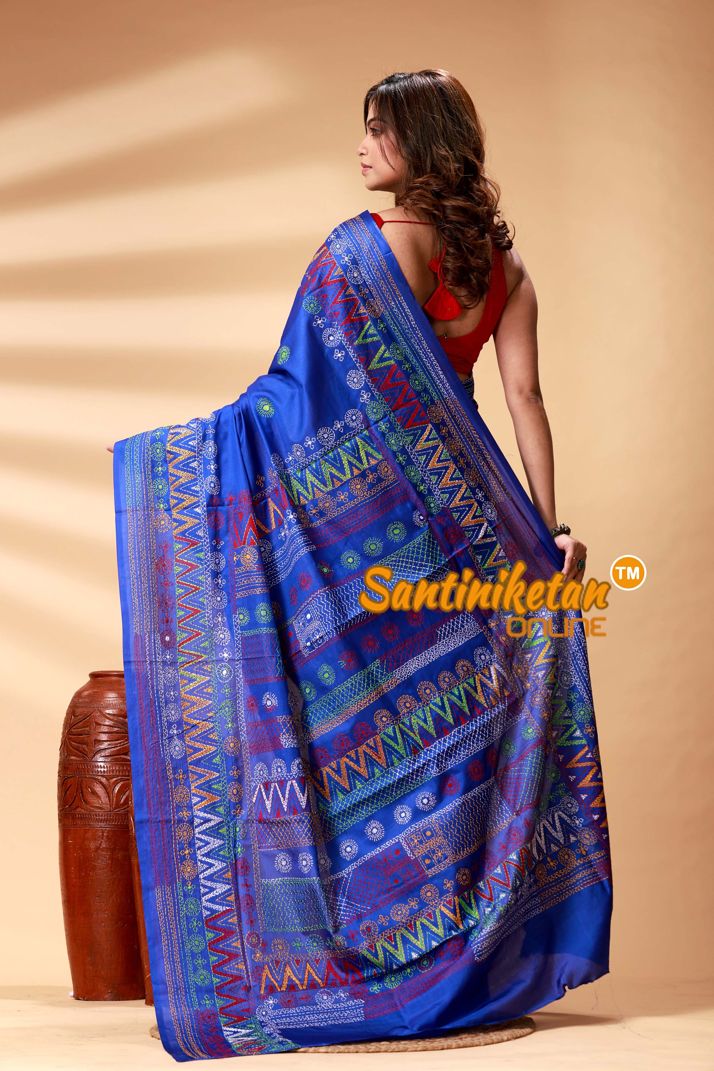 Bangalore Silk Lambani Stitch Saree SN202524815