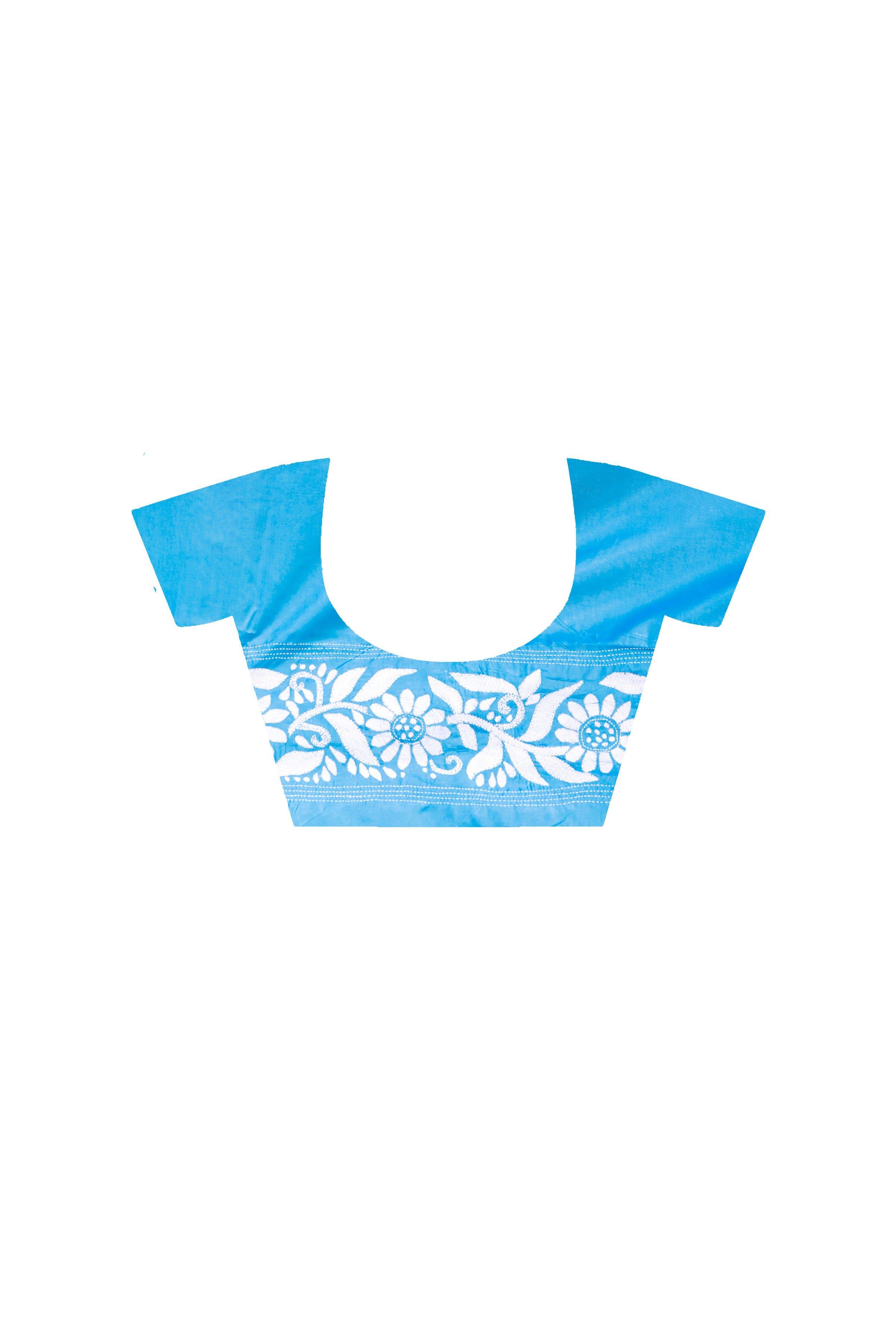 Bangalore Silk Kantha Stitch Saree SN202525003