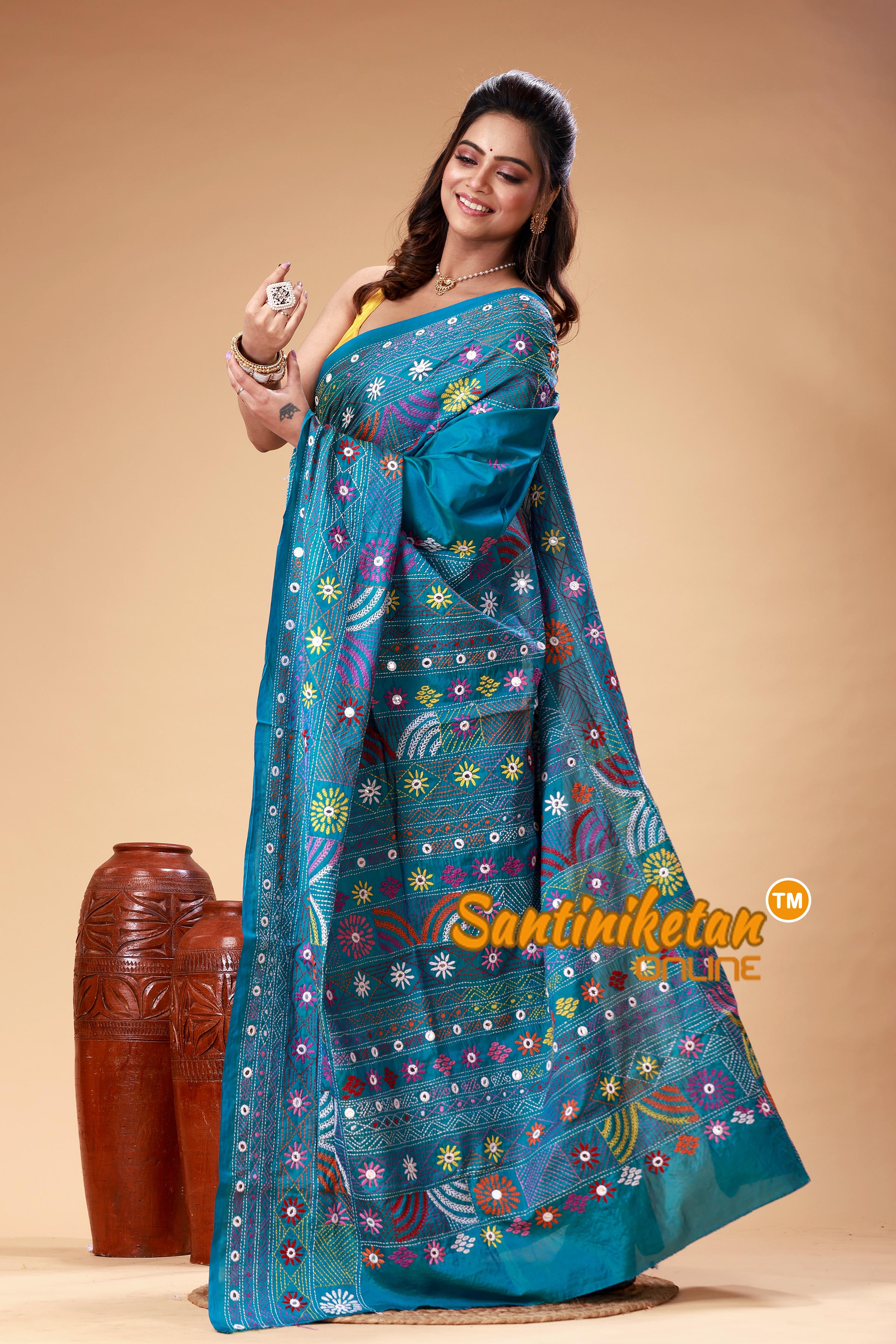 Bangalore Silk Lambani Stitch Saree SN202525250