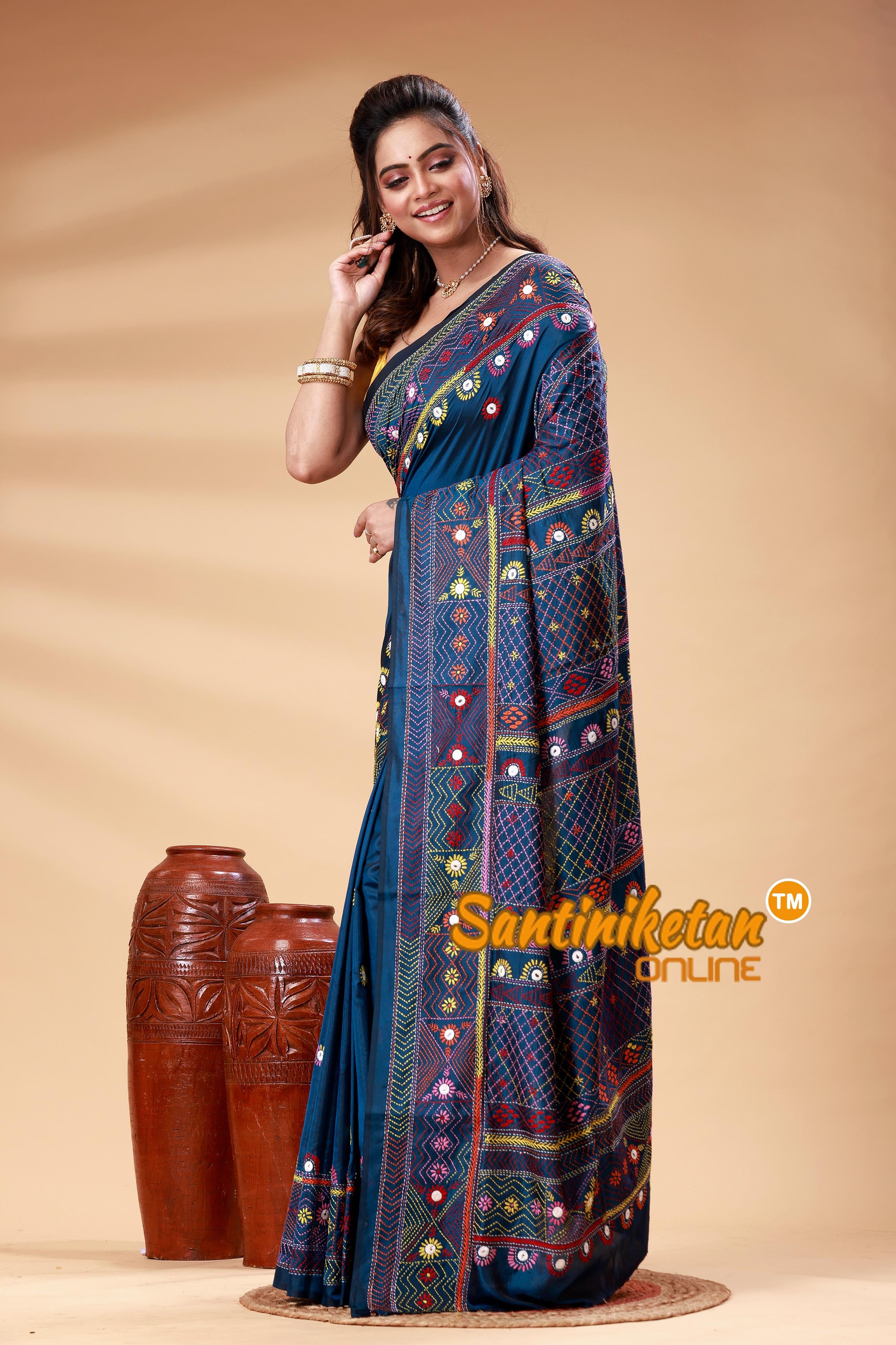 Bangalore Silk Lambani Stitch Saree SN202525273
