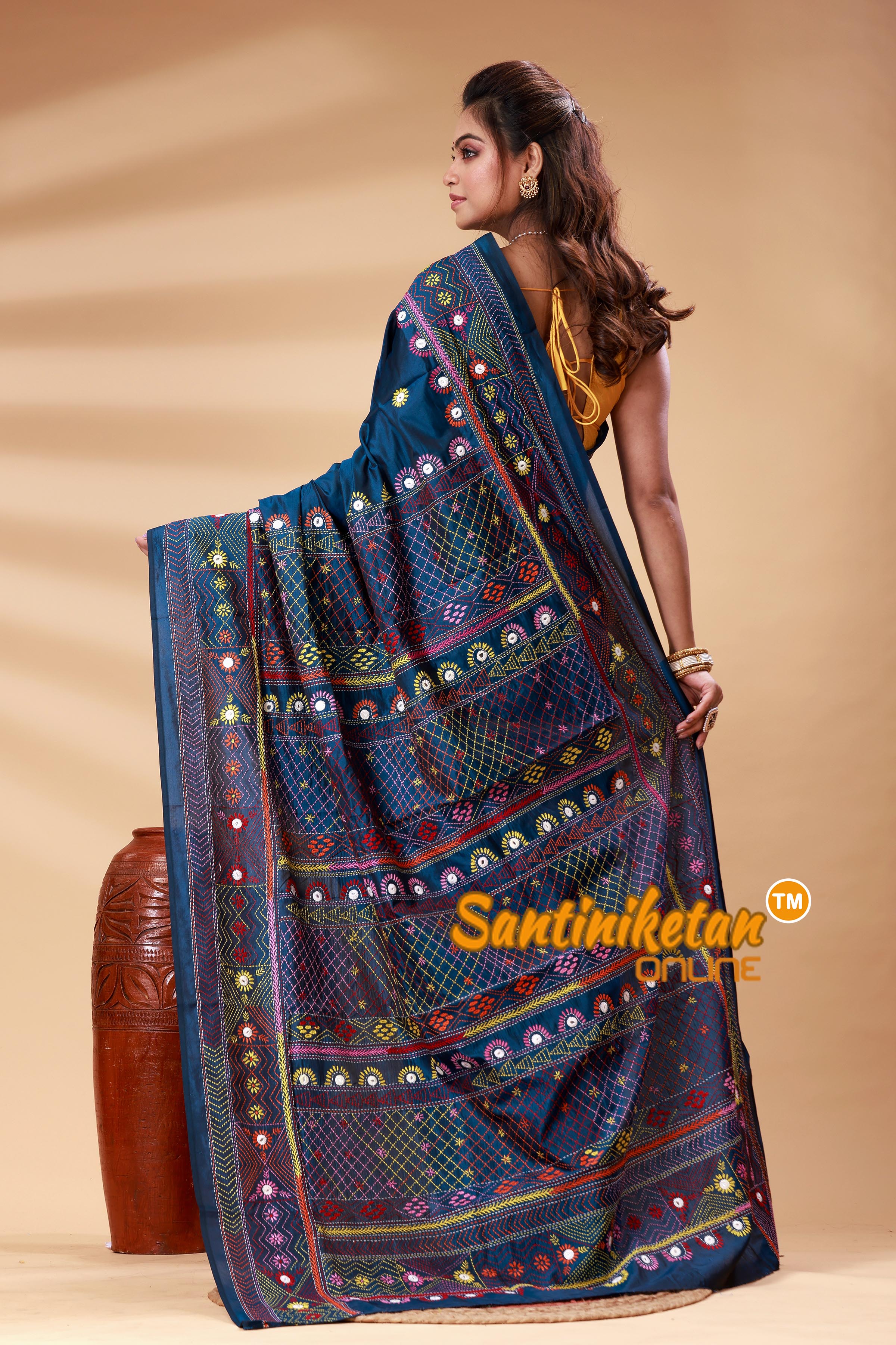 Bangalore Silk Lambani Stitch Saree SN202525273