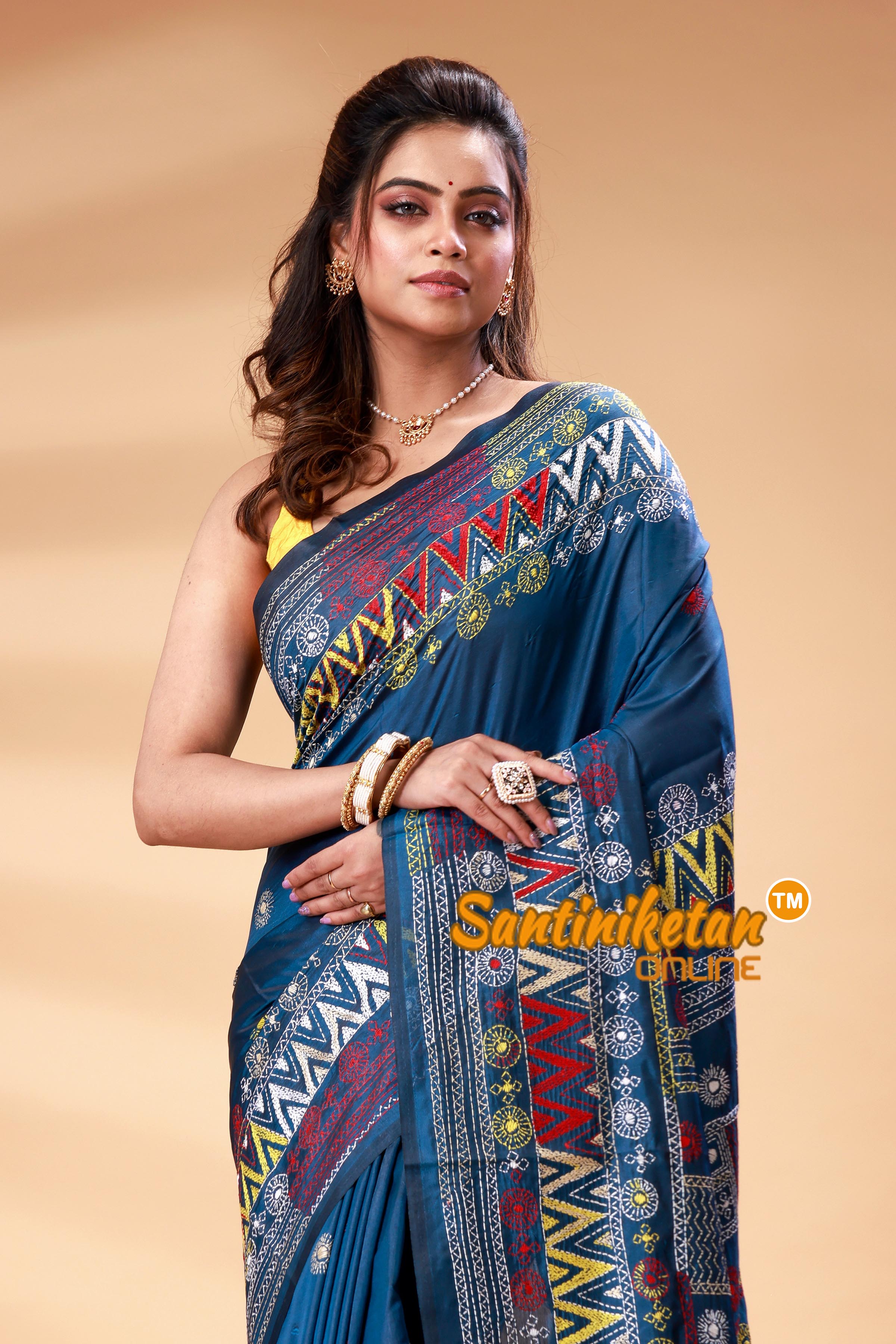 Bangalore Silk Lambani Stitch Saree SN202525285