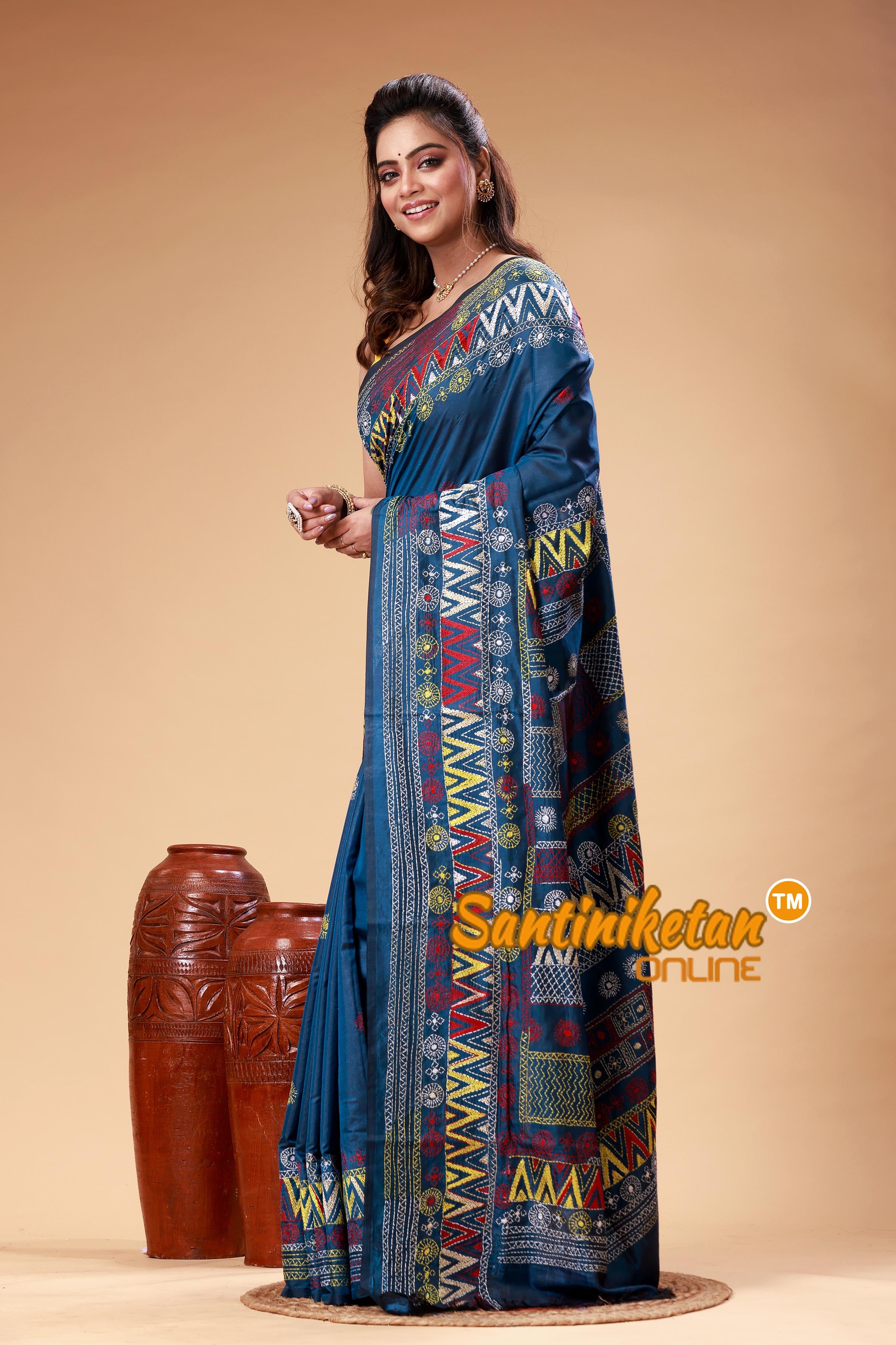 Bangalore Silk Lambani Stitch Saree SN202525285