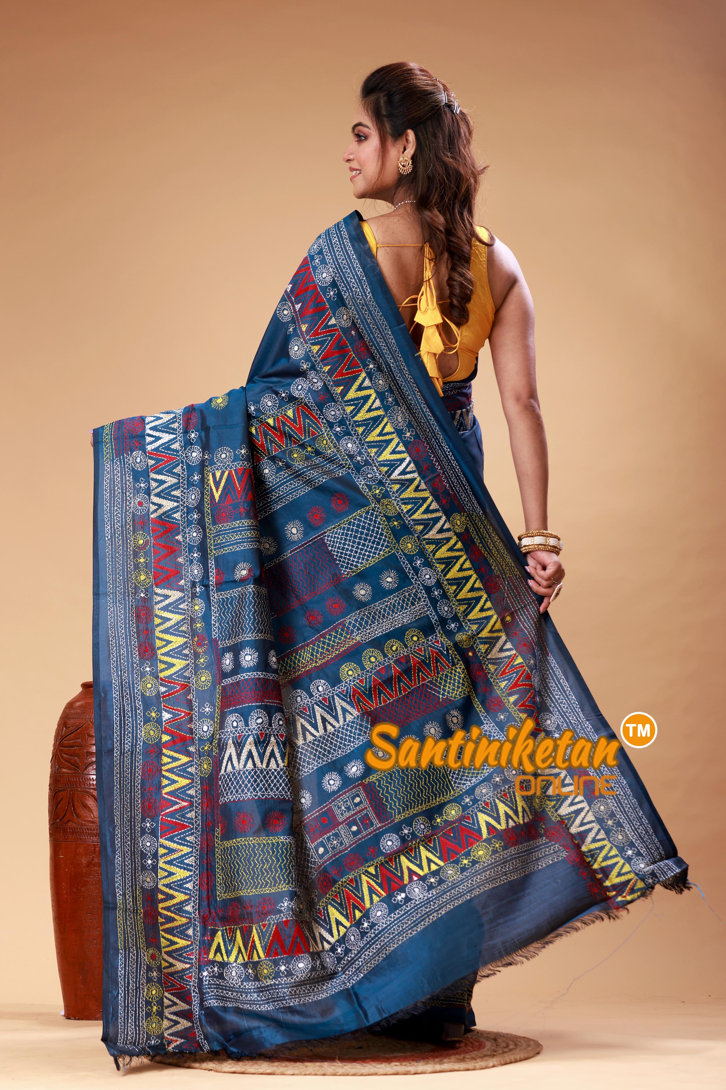 Bangalore Silk Lambani Stitch Saree SN202525285