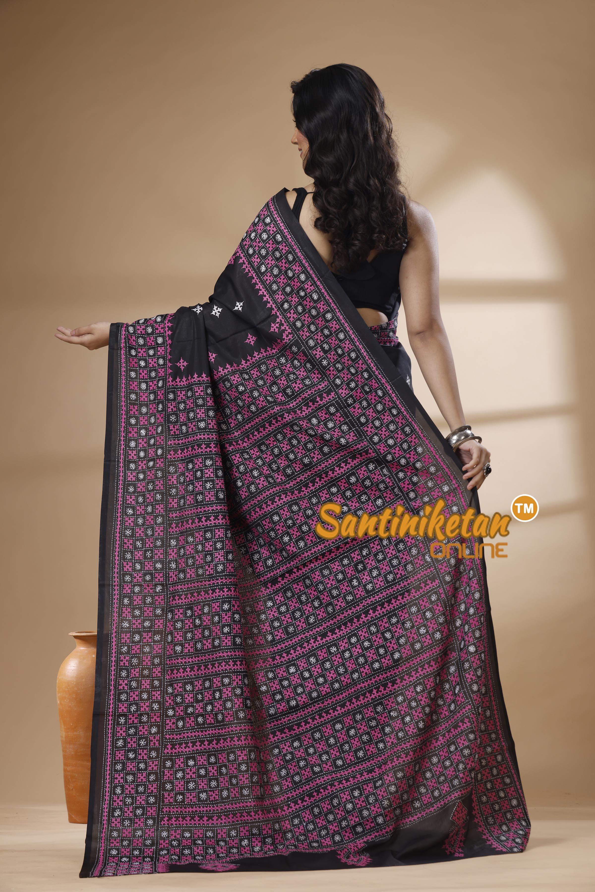 Bangalore Silk Gujrati Stitch Saree SN202625413