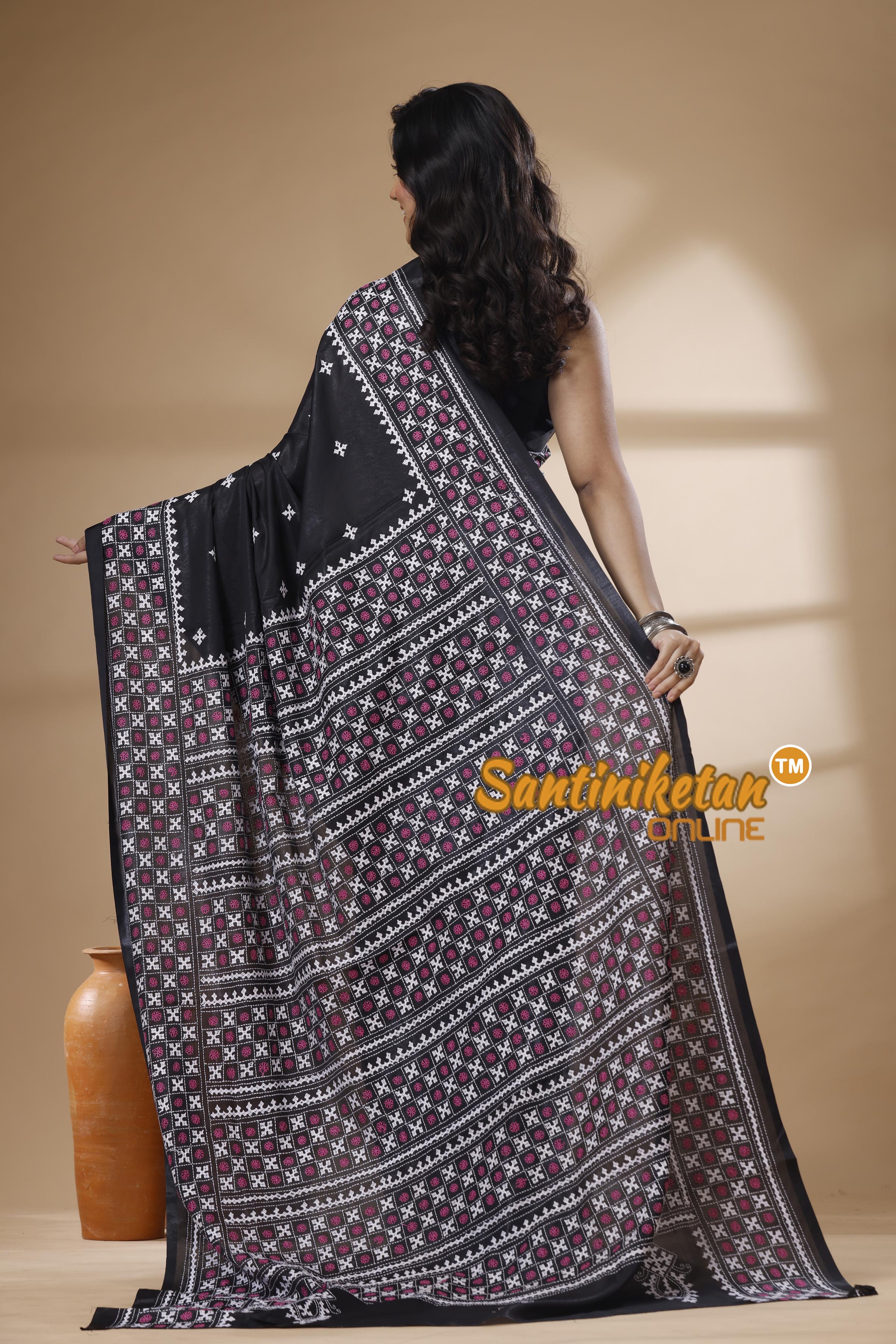 Bangalore Silk Gujrati Stitch Saree SN202625448
