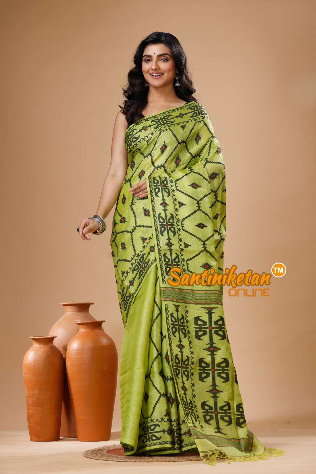 Pure Tussar Jamdani Saree SN202625468