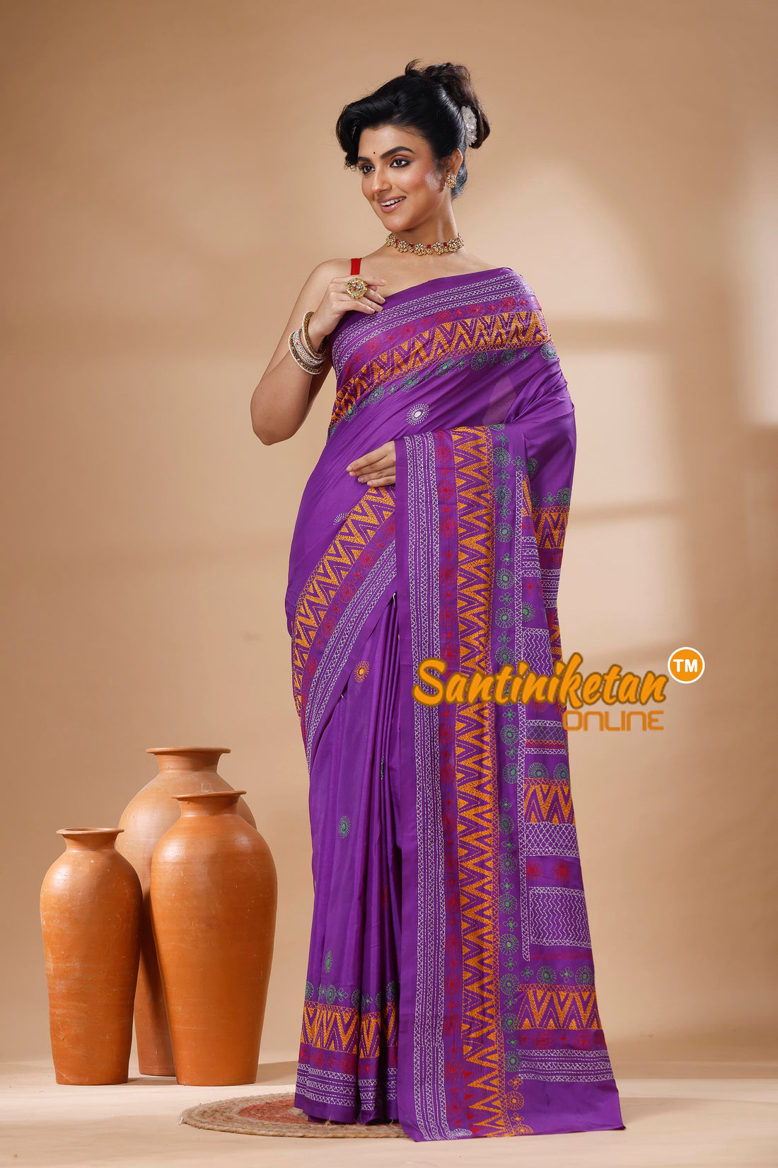 Bangalore Silk Lambani Stitch Saree SN202625588