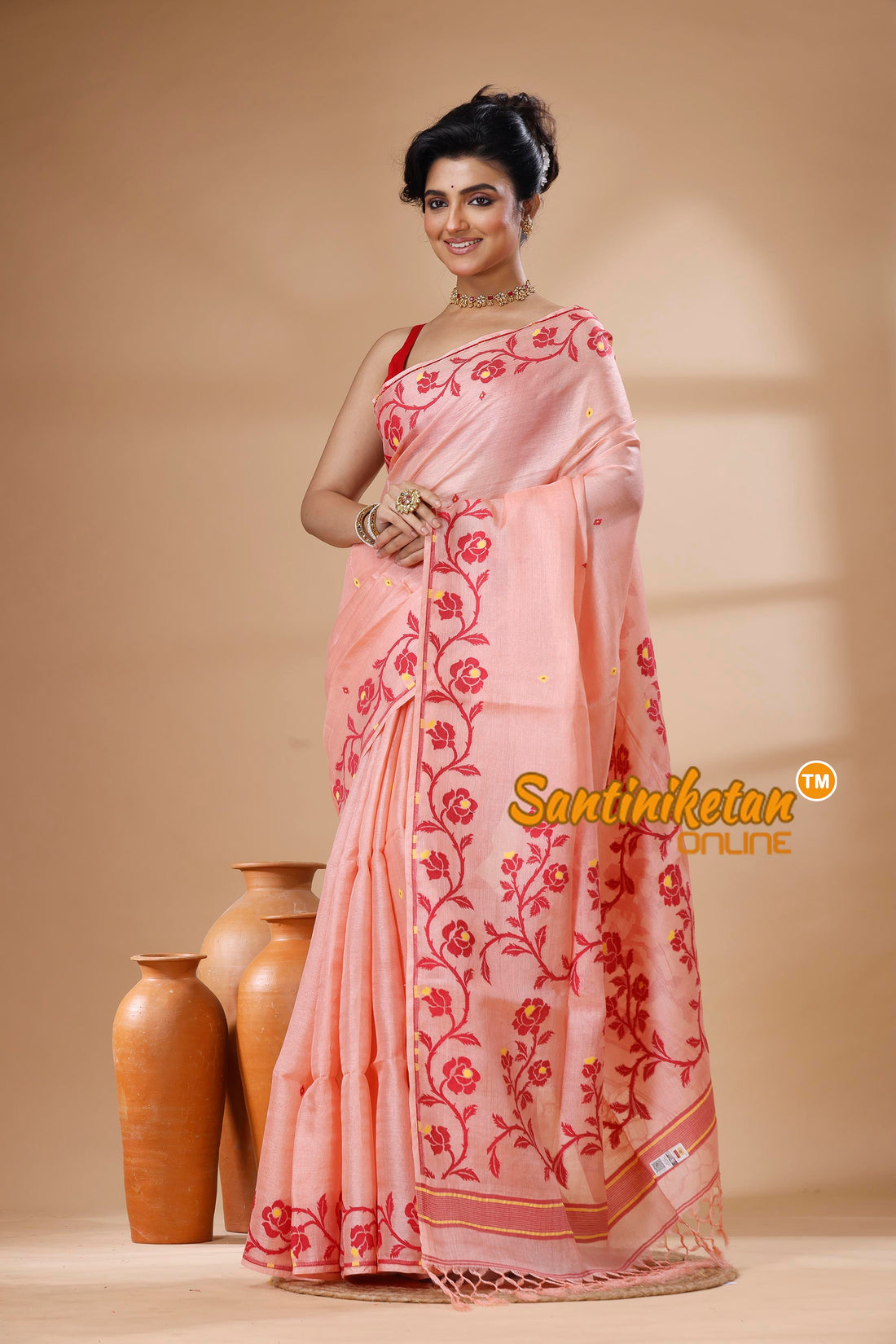 Pure Tussar Jamdani Saree SN202626006