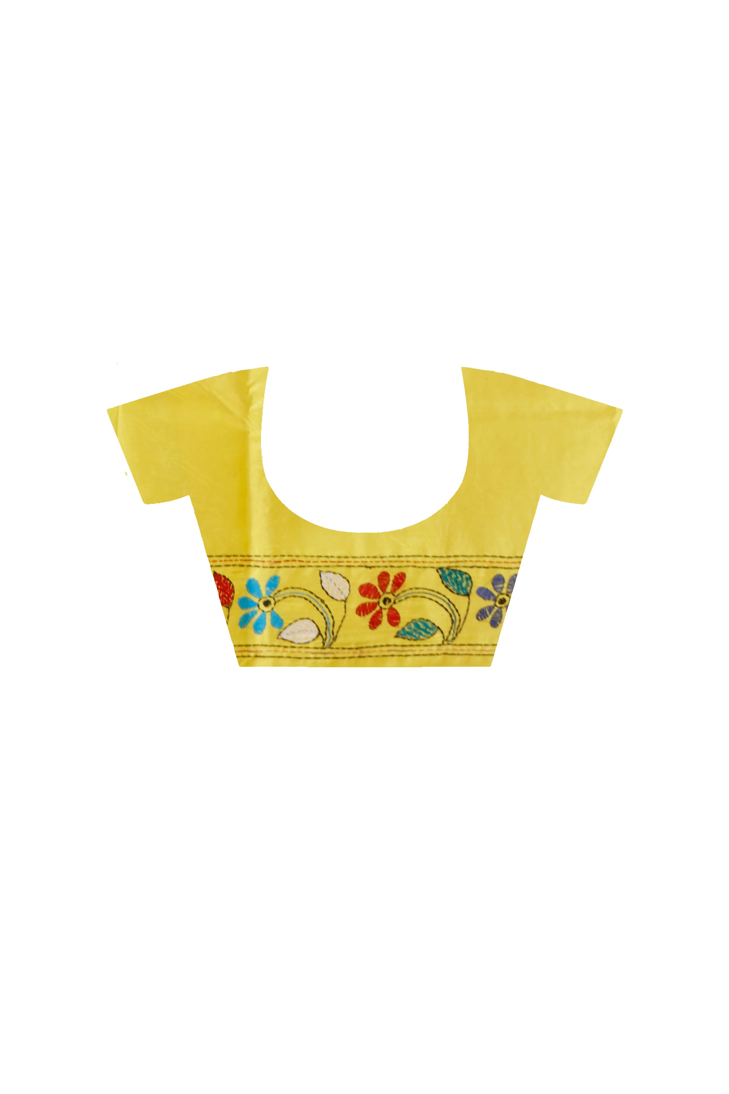 Bangalore Silk Kantha Stitch Saree SN202626036