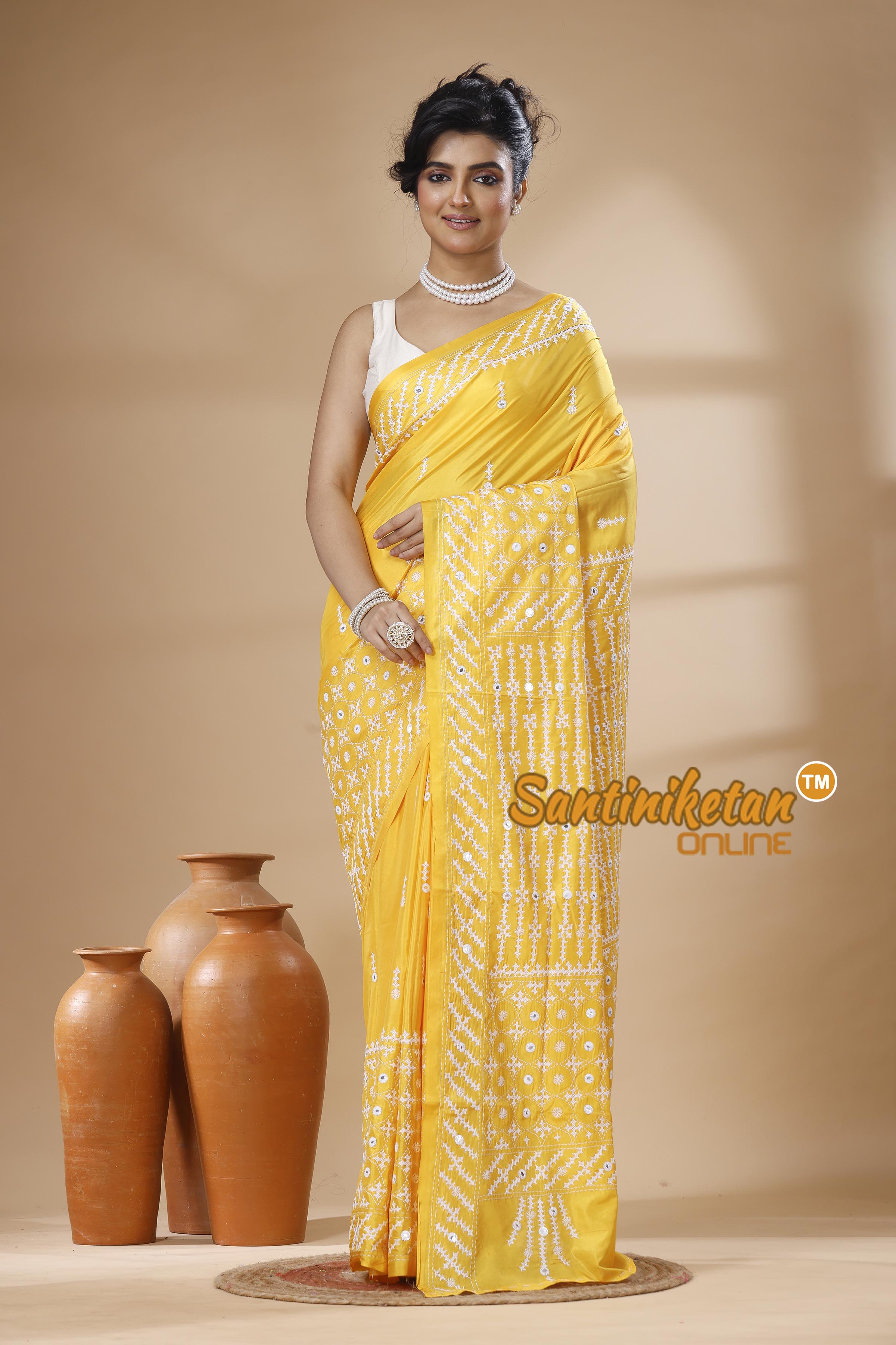 Bangalore Silk Gujrati Stitch Saree SN202626150