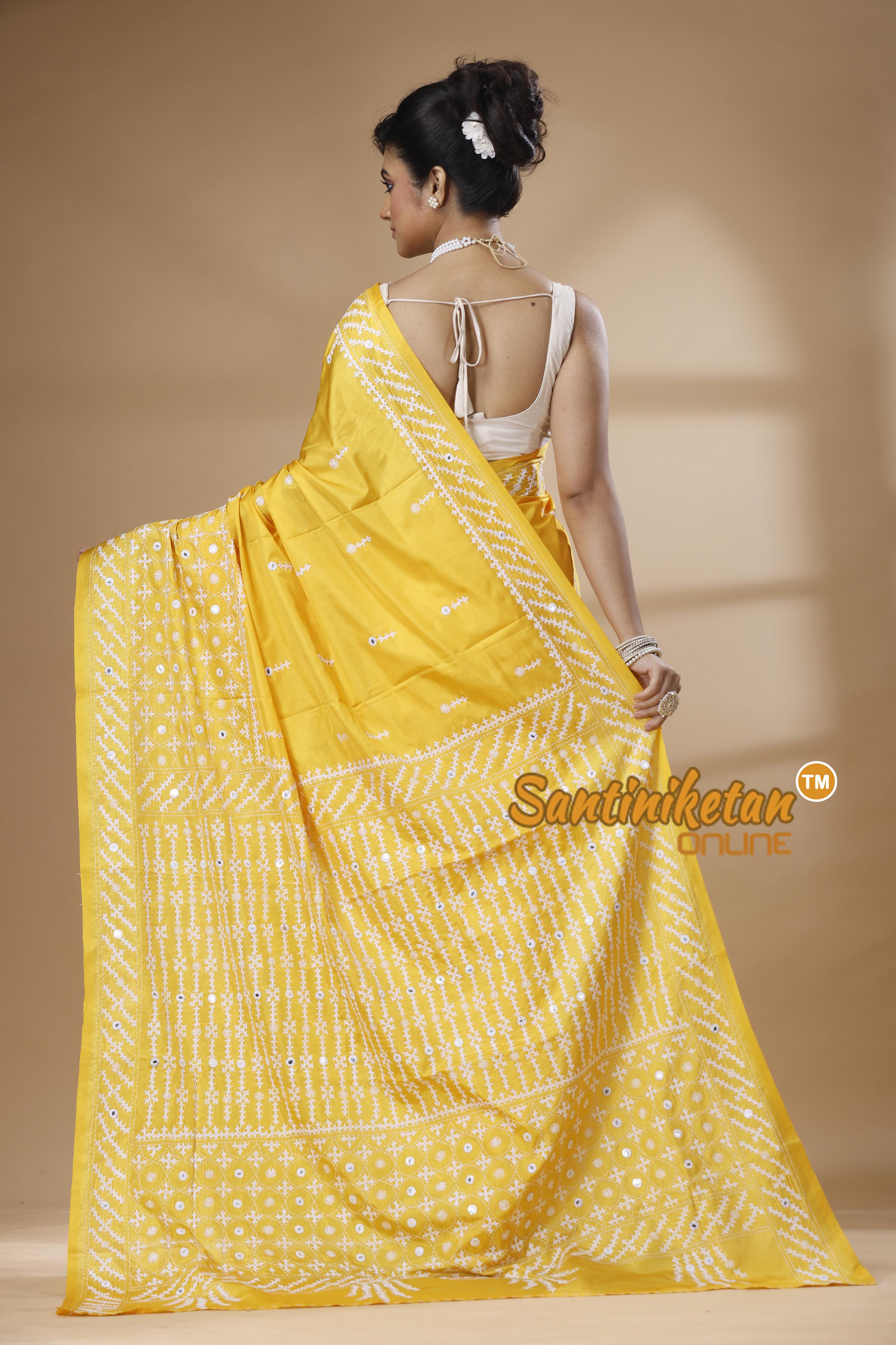 Bangalore Silk Gujrati Stitch Saree SN202626150