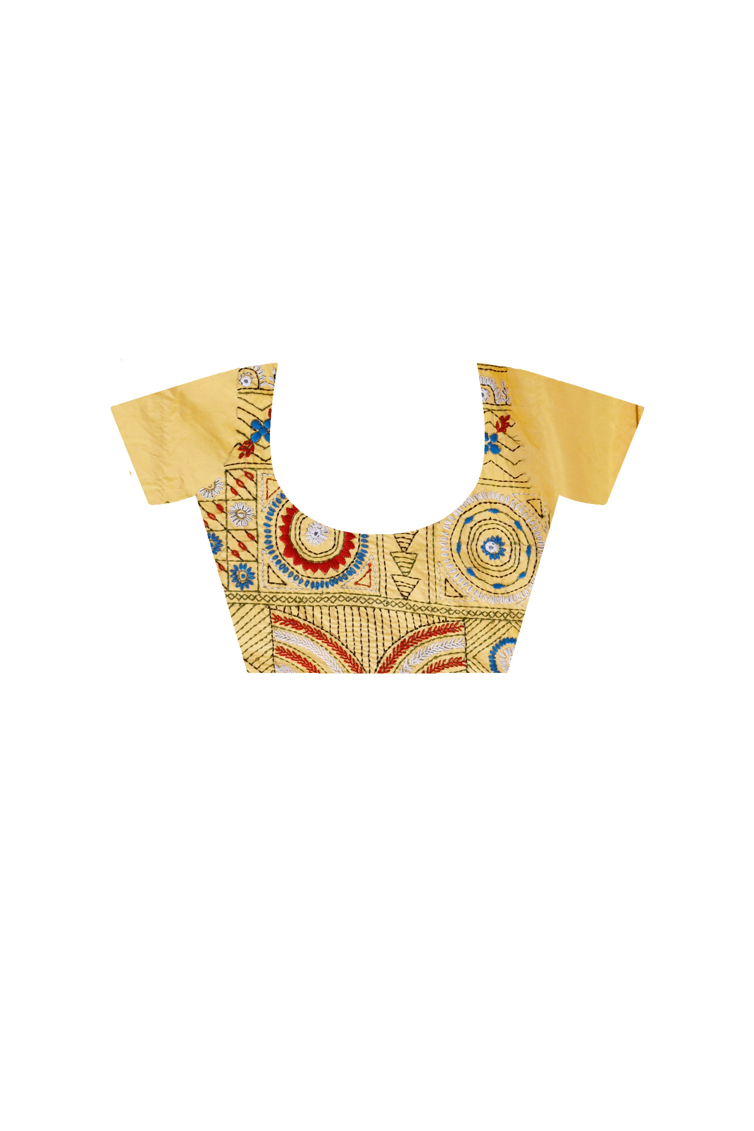 Bangalore Silk Lambani Stitch Saree