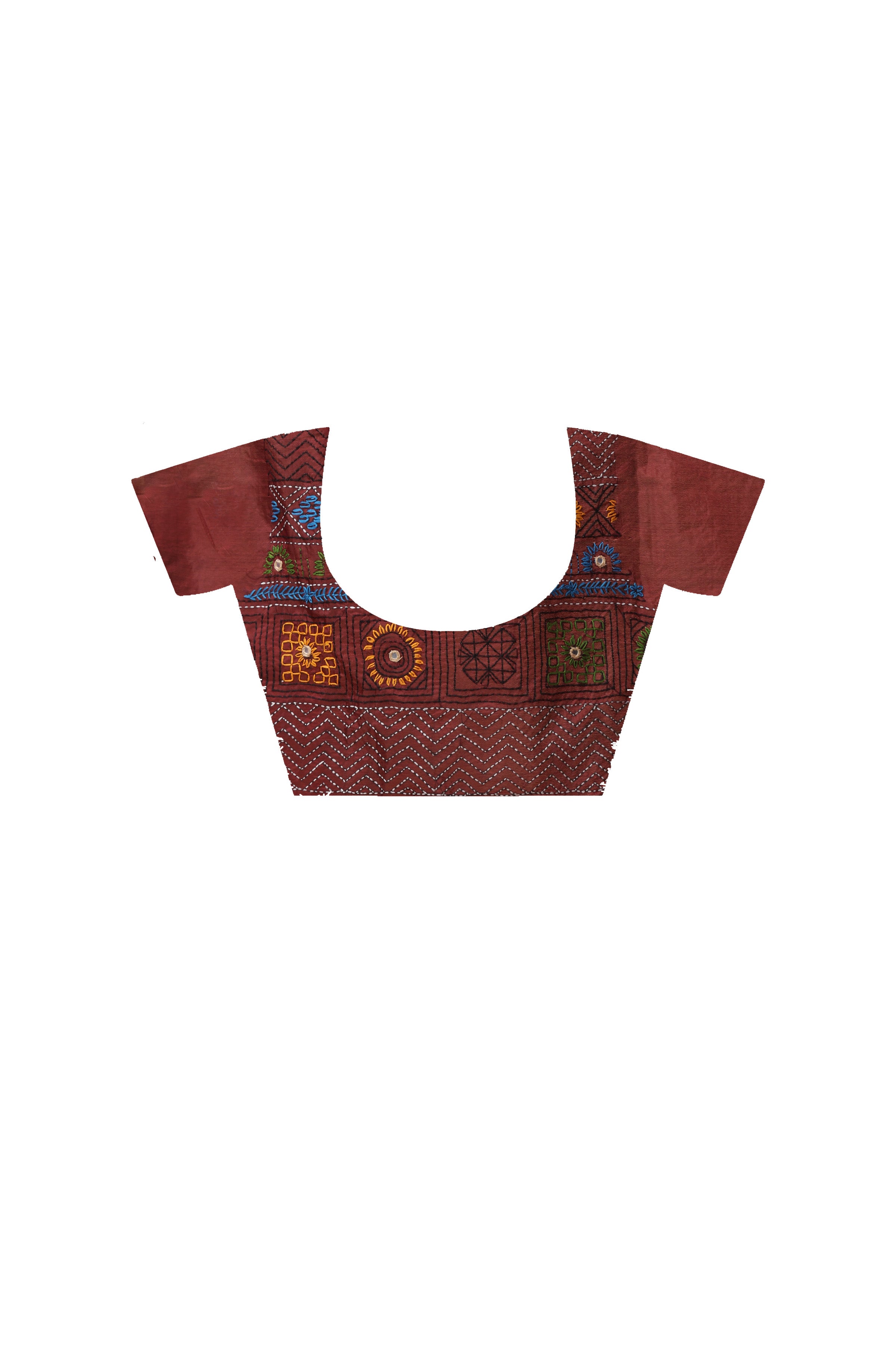Bangalore Silk Lambani Stitch Saree