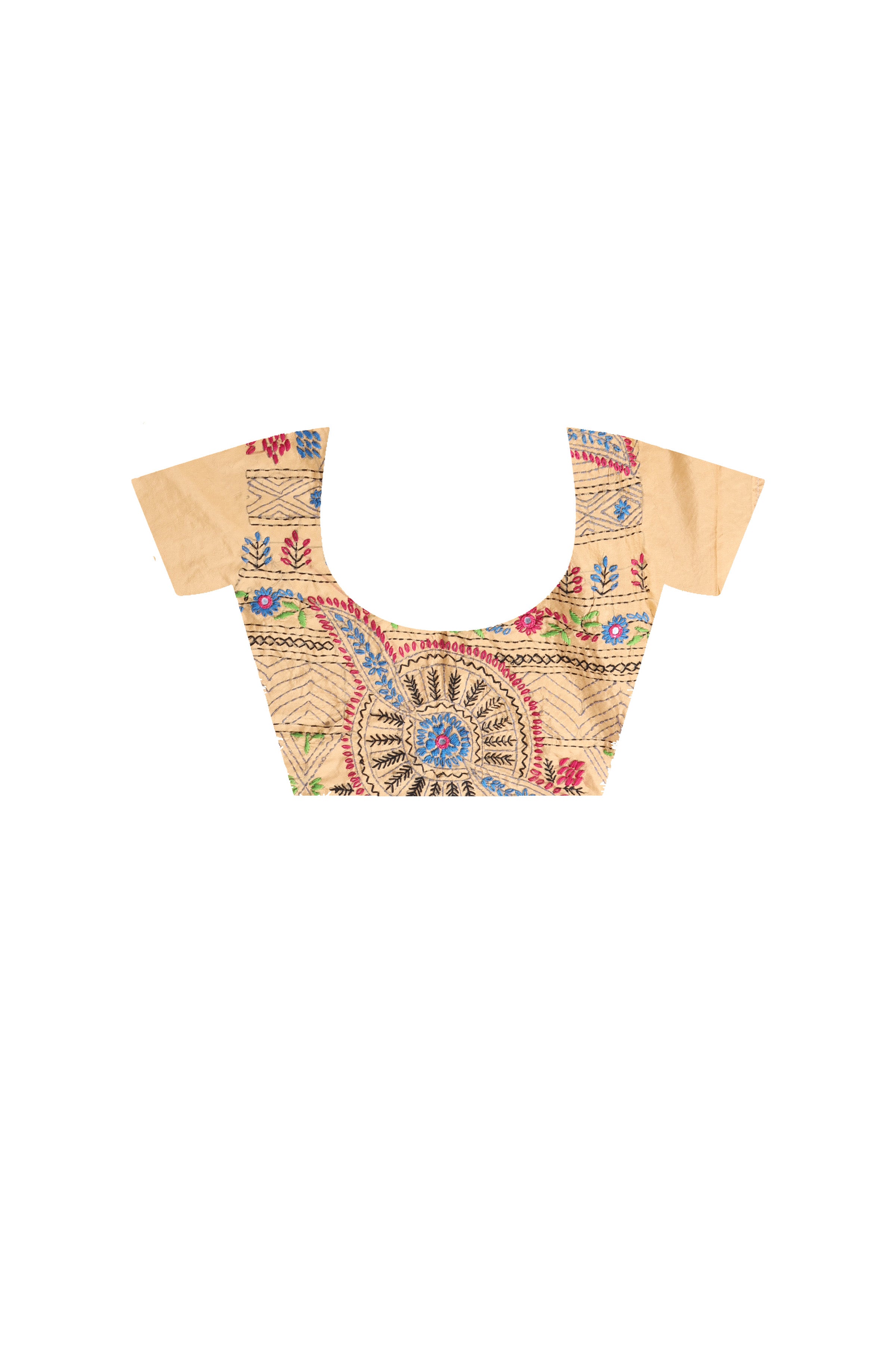 Bangalore Silk Lambani Stitch Saree