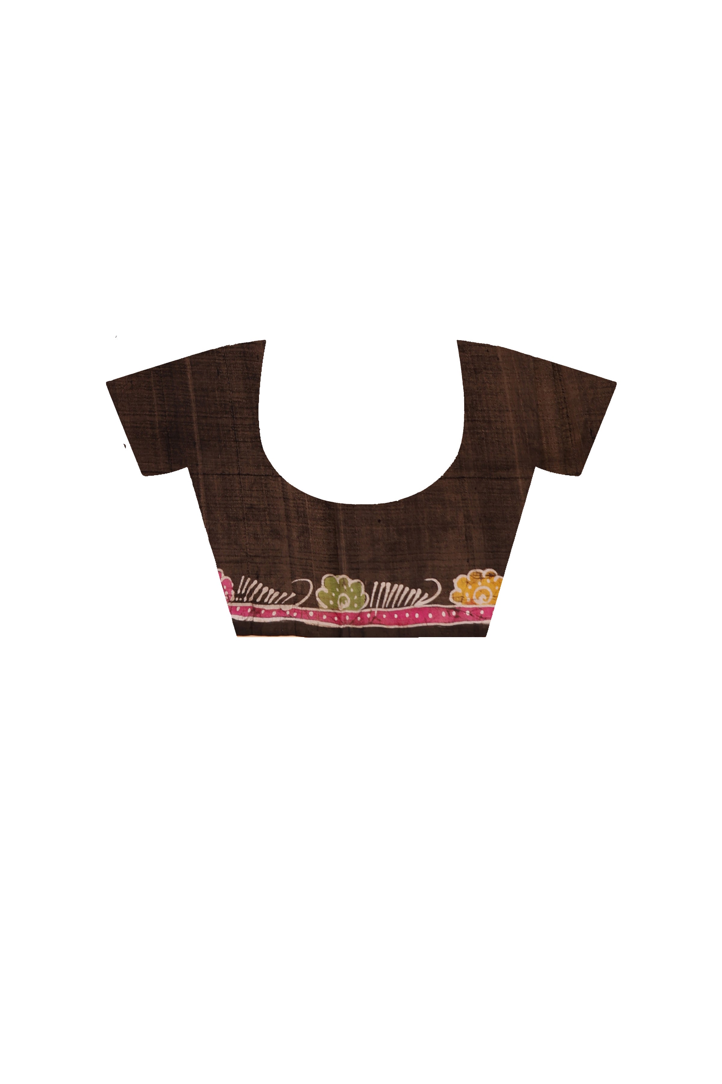 Hand Batik On Murshidabad Silk Saree SN2629948