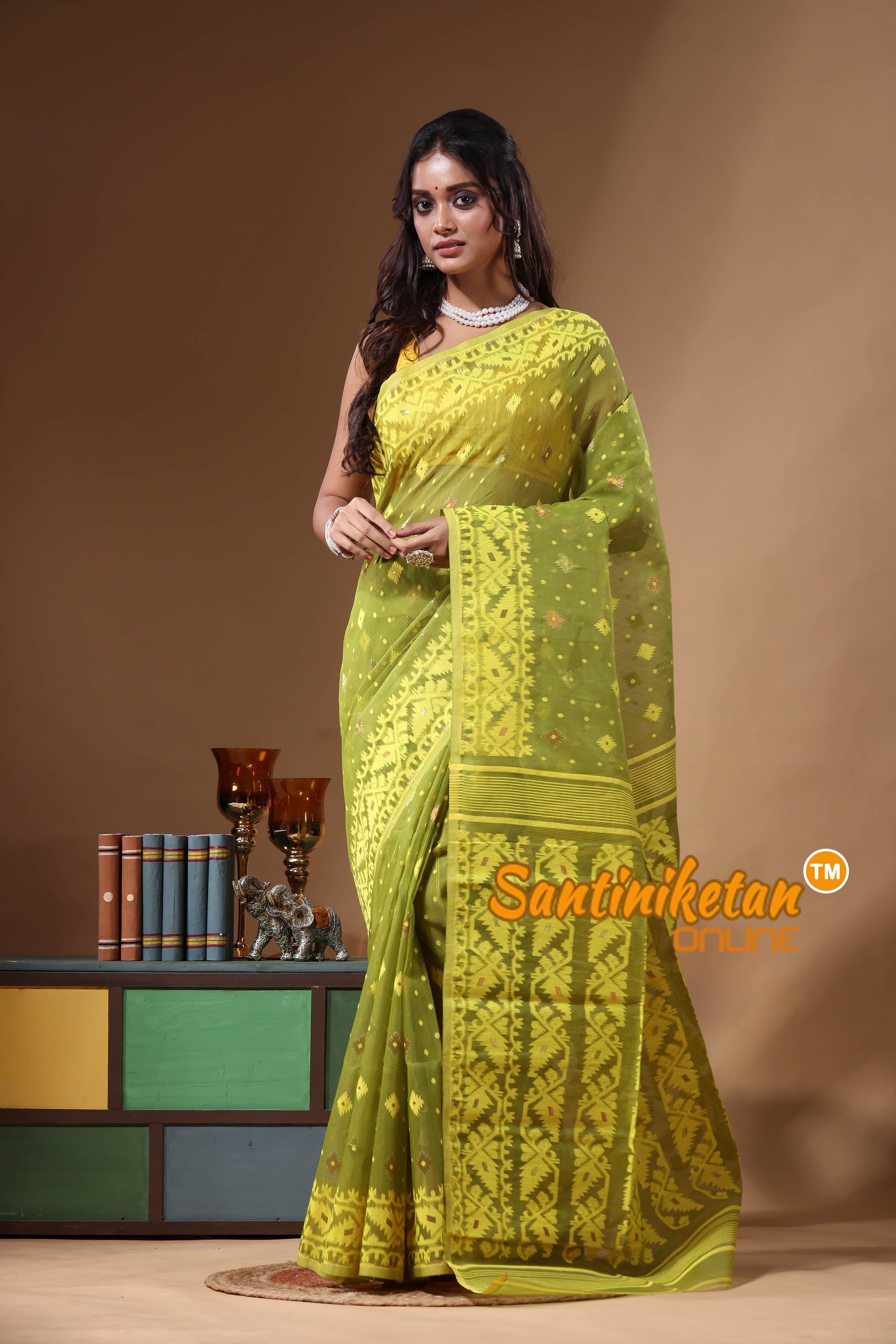 Resham Dhakai Jamdani SN2630948