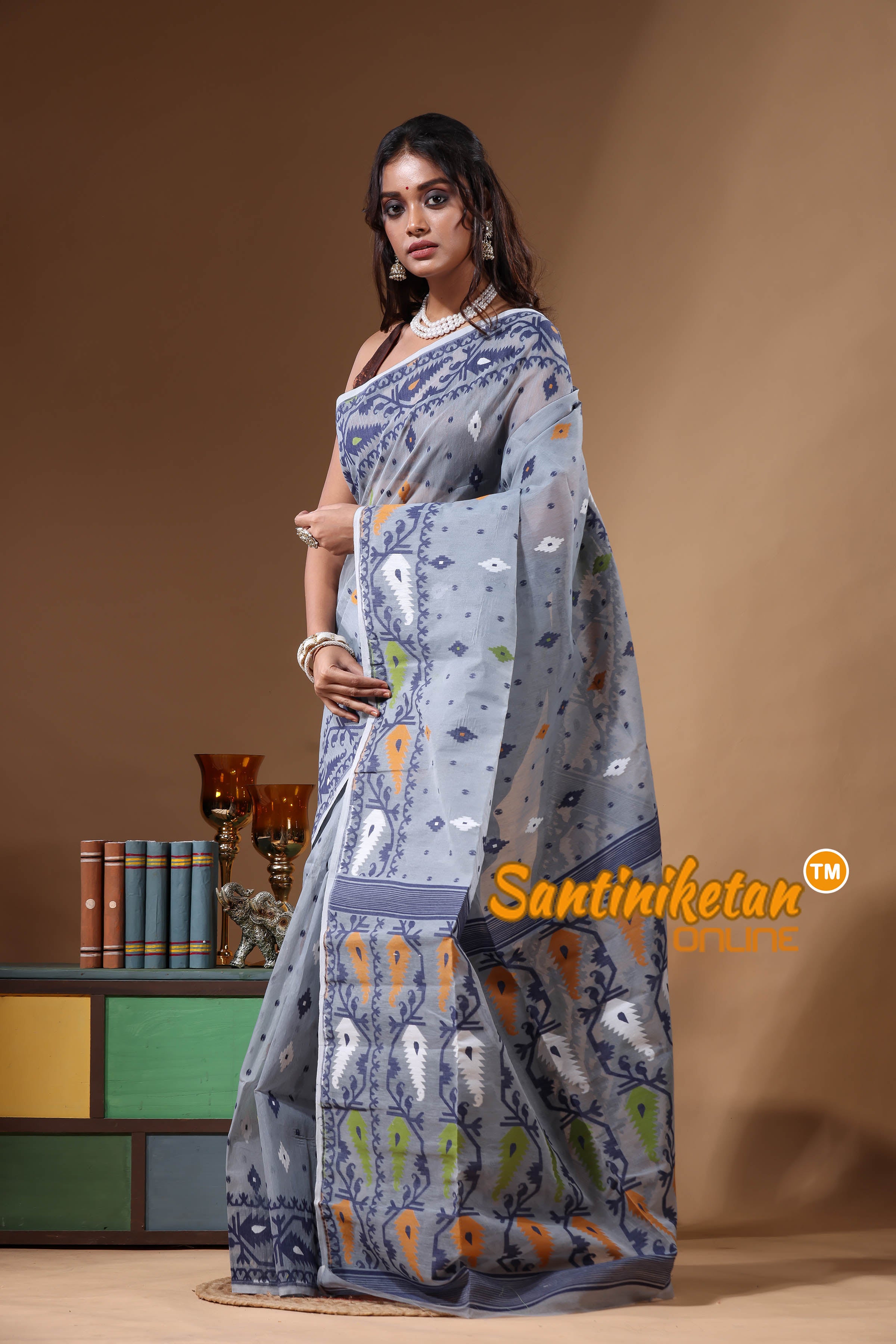 Resham Dhakai Jamdani SN2630968